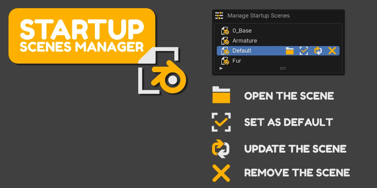 Startup Scenes Manager