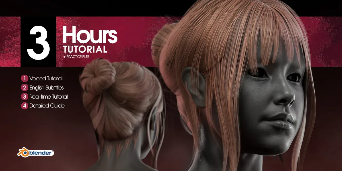 Game-Ready Hair Tutorial (Ultimate Guide) 3 Hours of Creating Hair Using Hair Cards