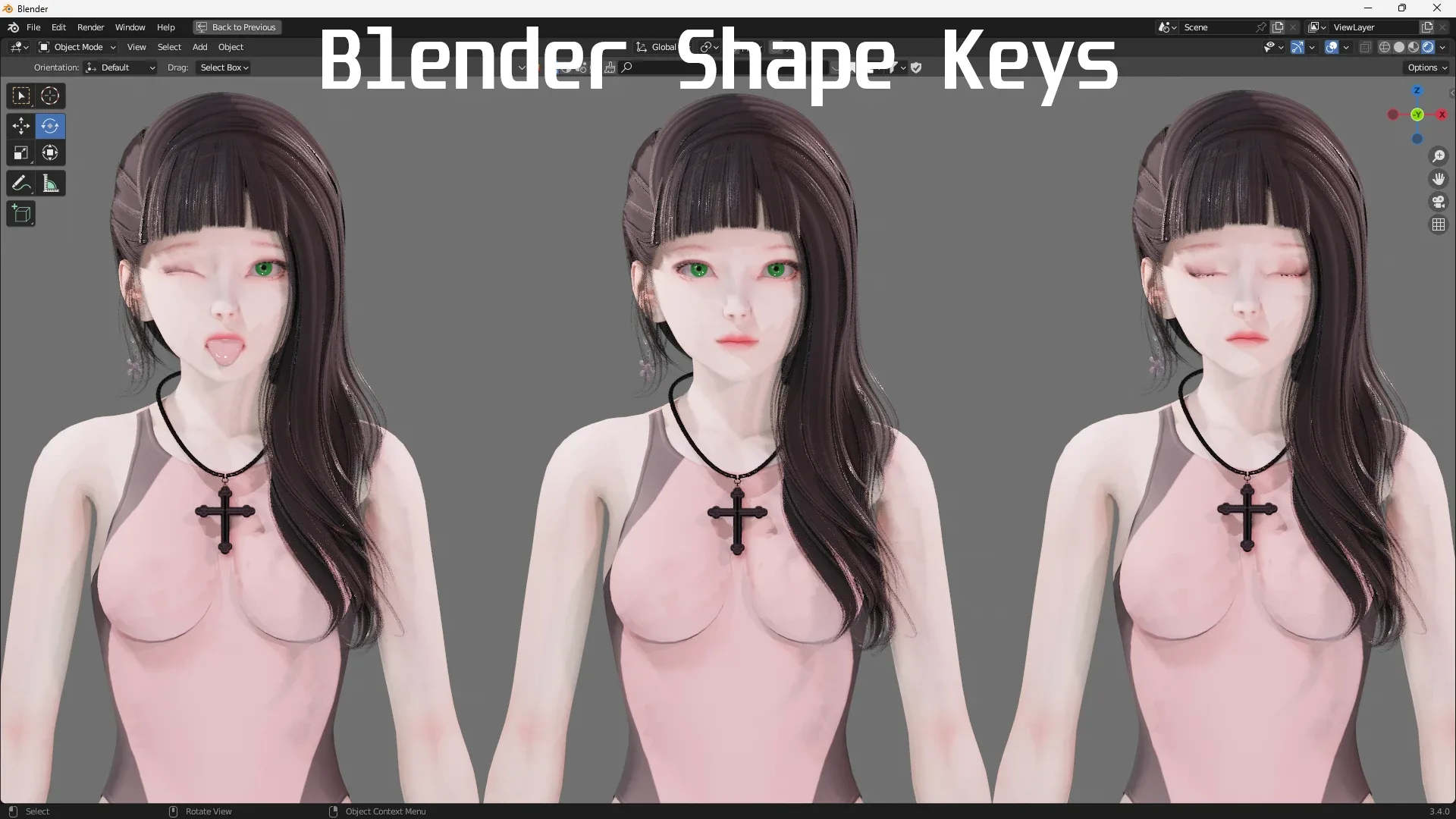 Bikini 0013 - UE5 - Unity - Blender - Animated - Realistic Female Character