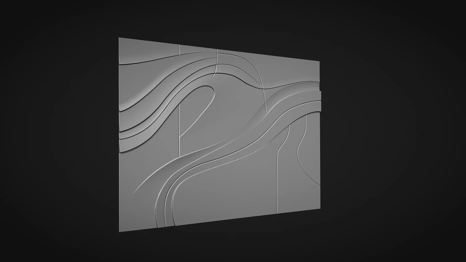 Decorative Line Art Wall Decor - FlippedNormals