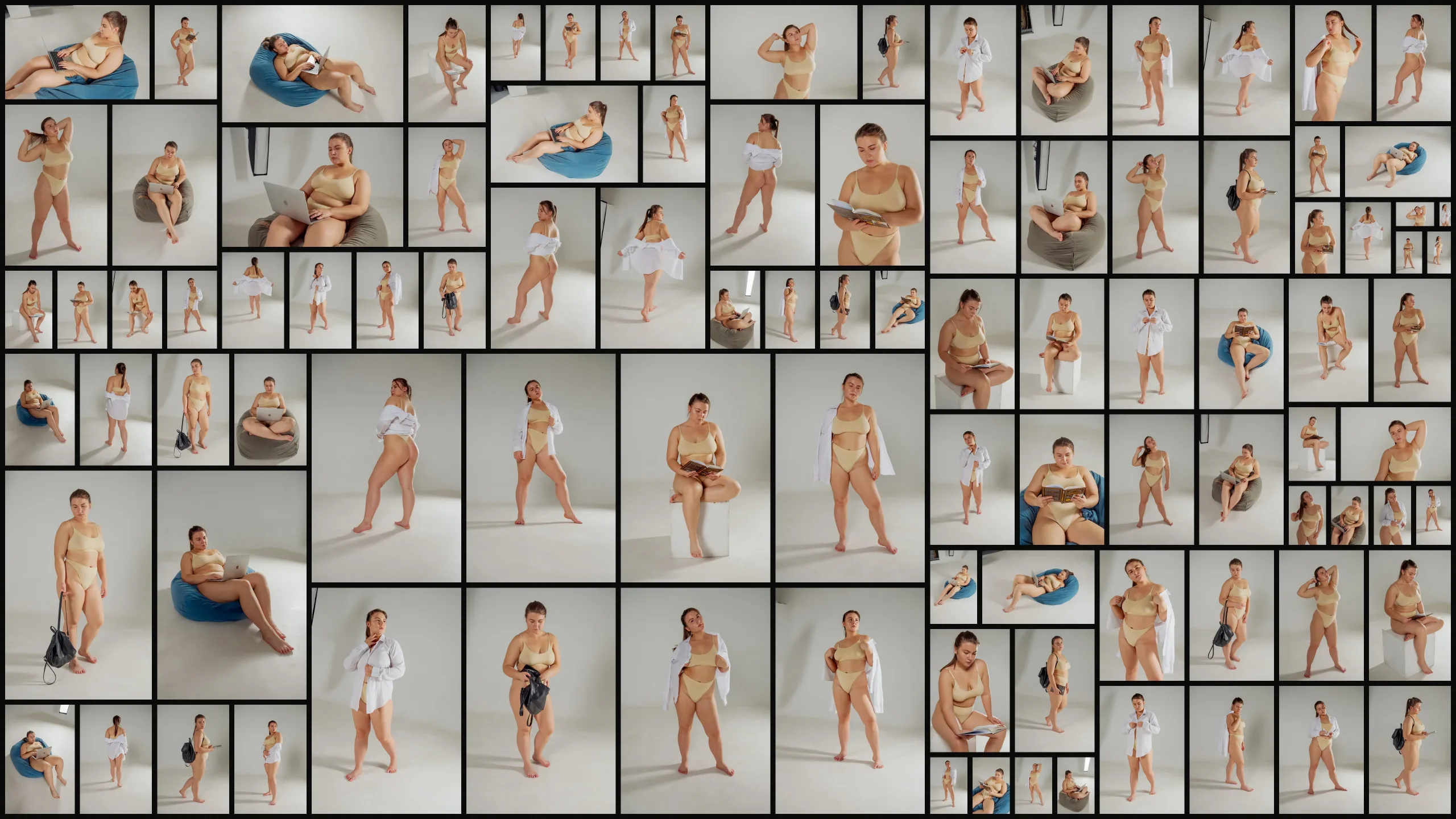 500+ Casual Poses (Plus-Size model) - Reference Pictures