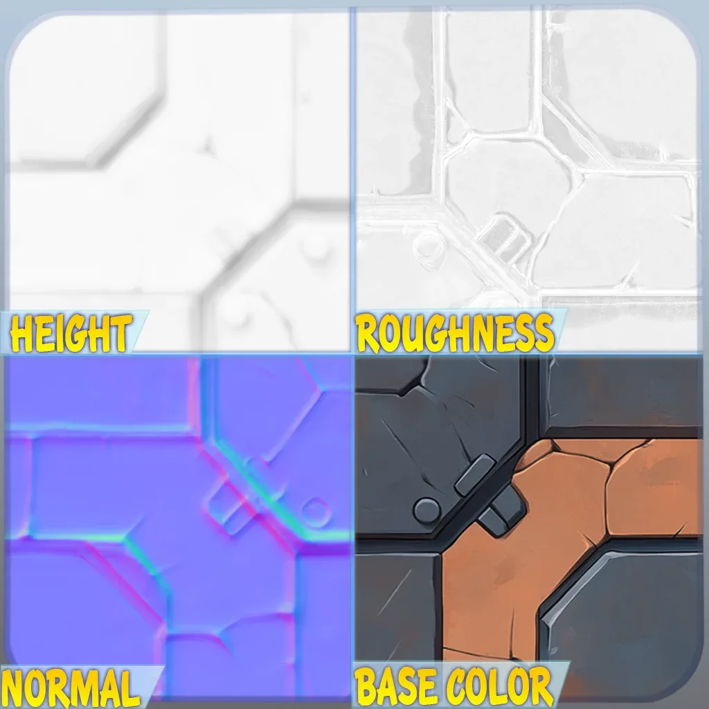 SciFi Seamless Texture