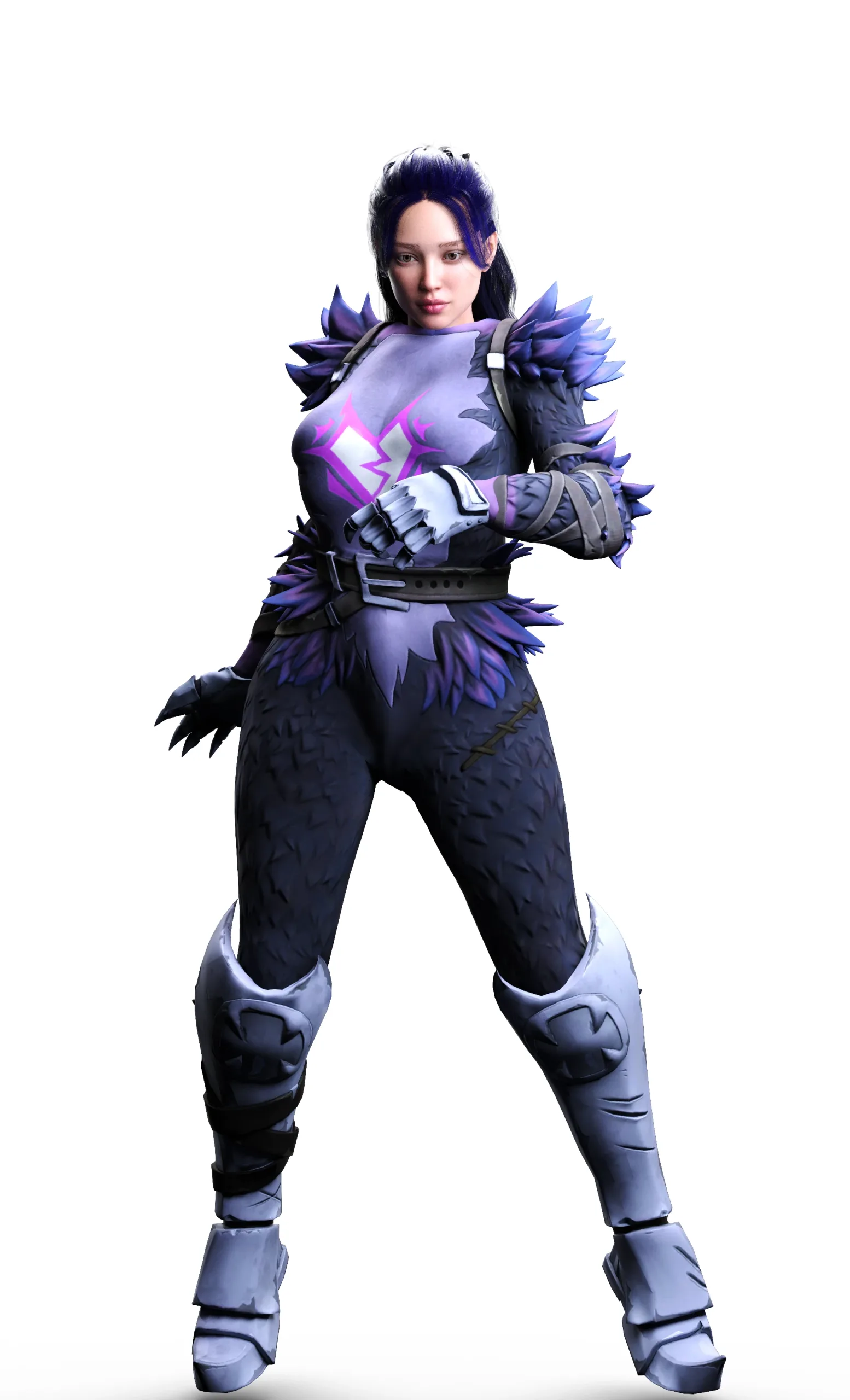 Fortnite Raven Team Leader For Genesis 8,8.1 and 9 Female