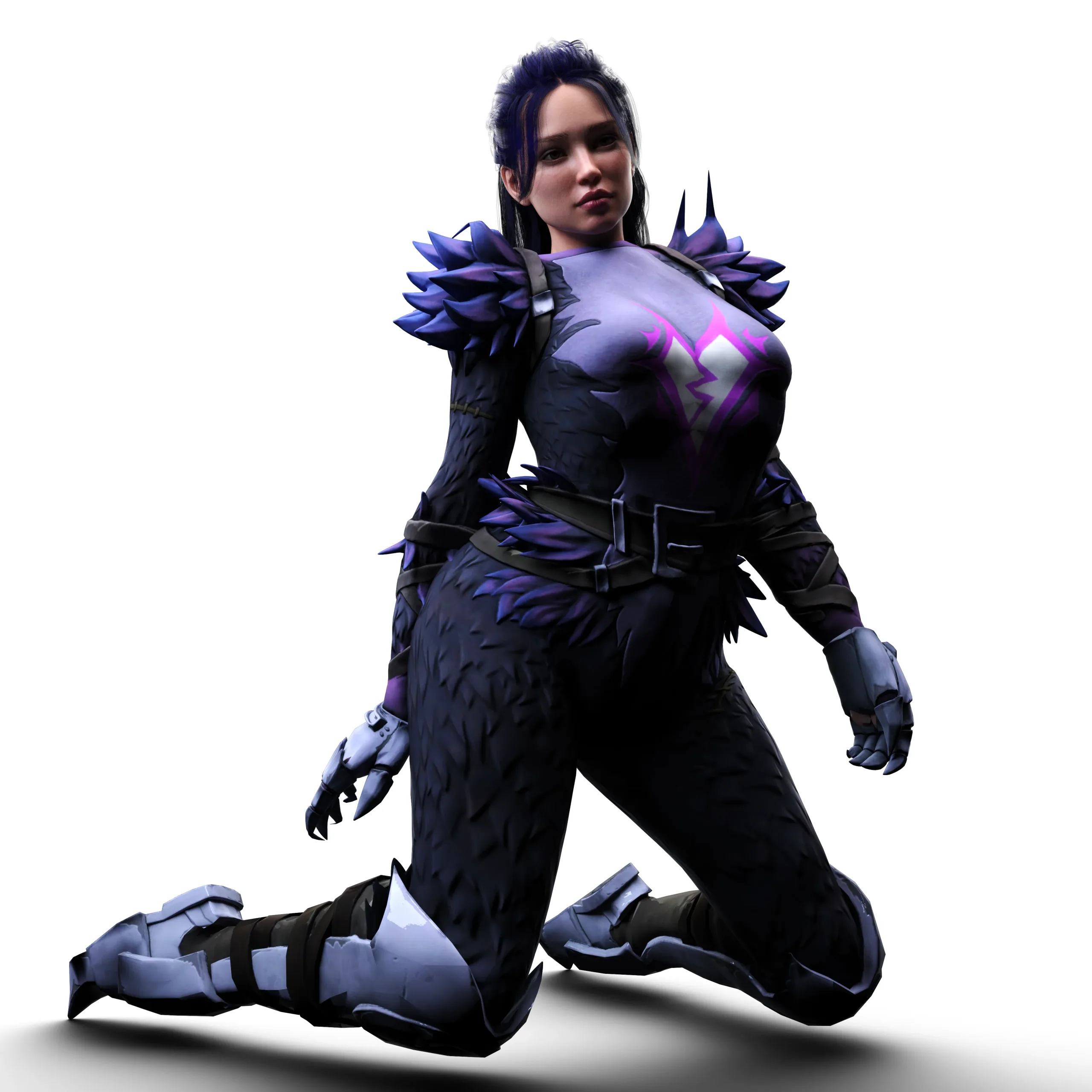 Fortnite Raven Team Leader For Genesis 8,8.1 and 9 Female