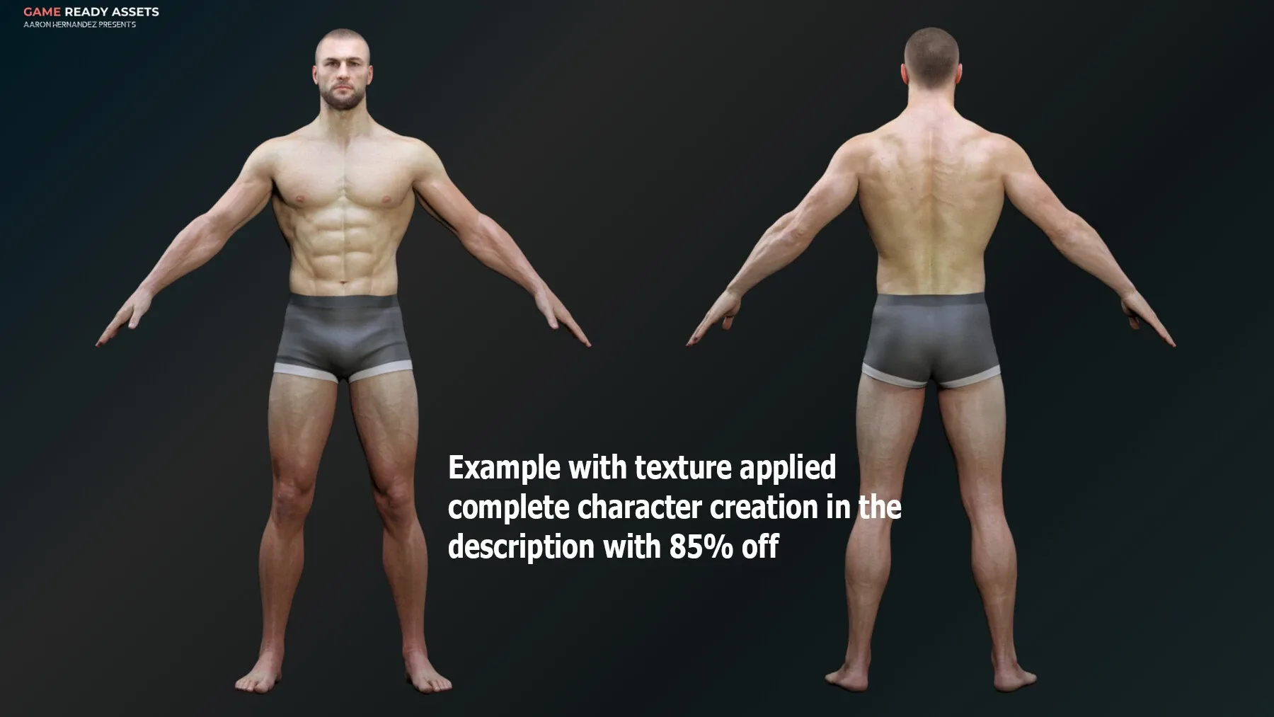 Basemesh Anatomy Male with Genitalia