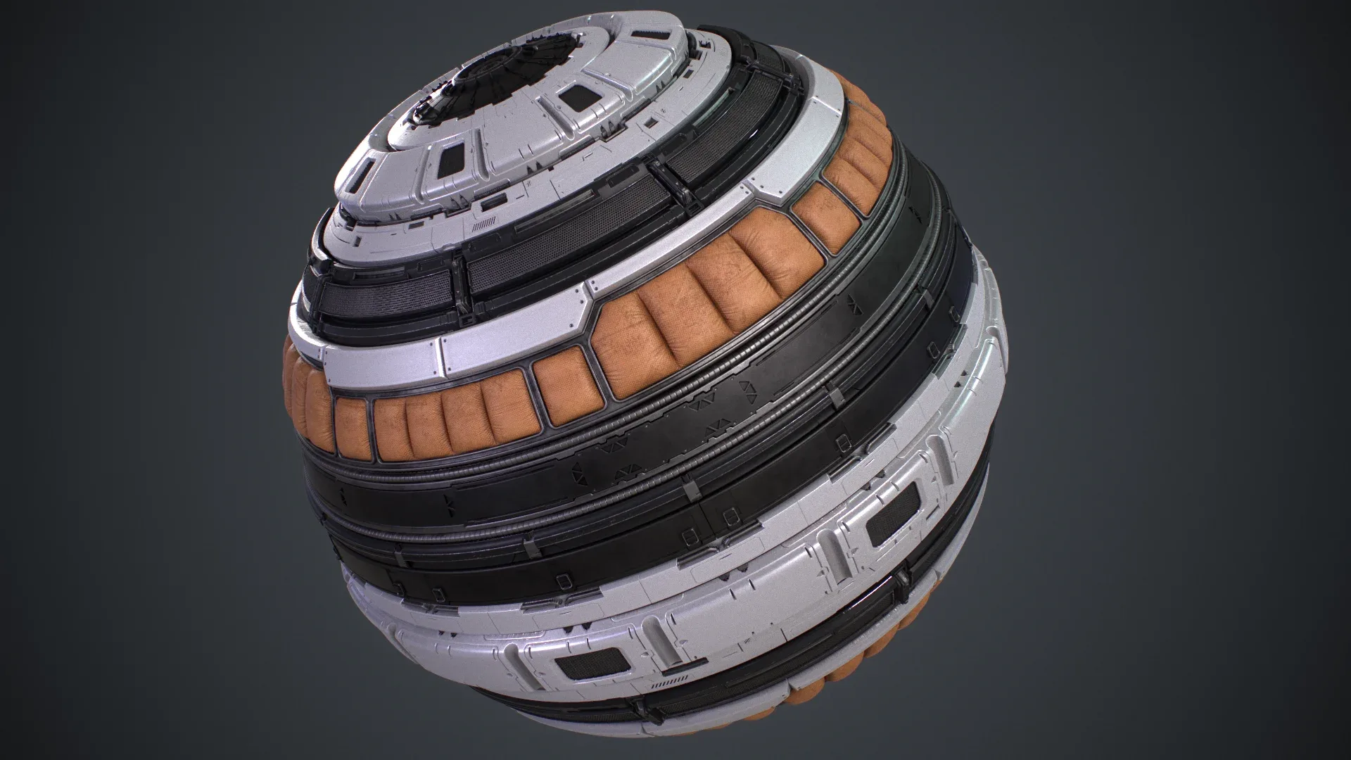 Scifi Trim Sheet Panels Texture Packs PBR Texture