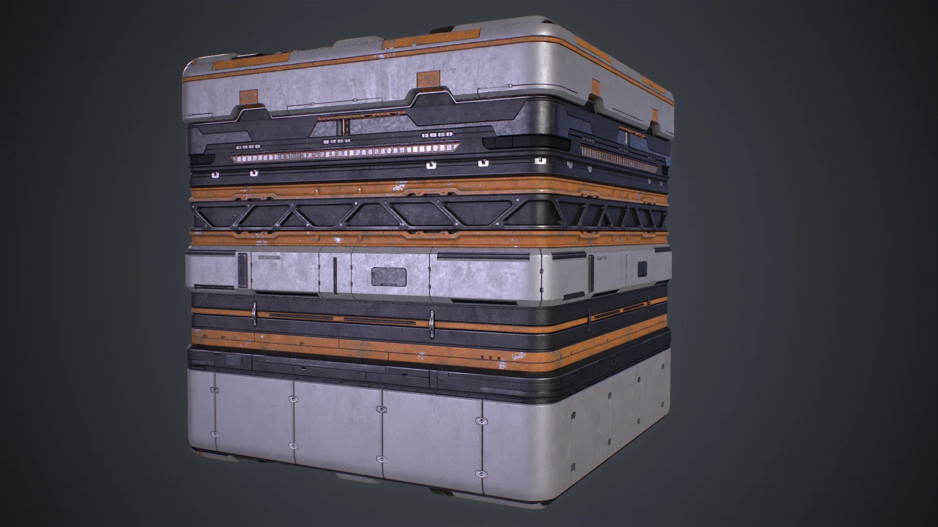 Scifi Trim Sheet Panels Texture Packs PBR Texture