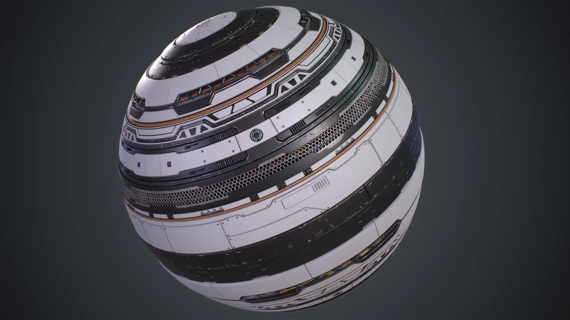 Scifi Trim Sheet Panels Texture Packs PBR Texture