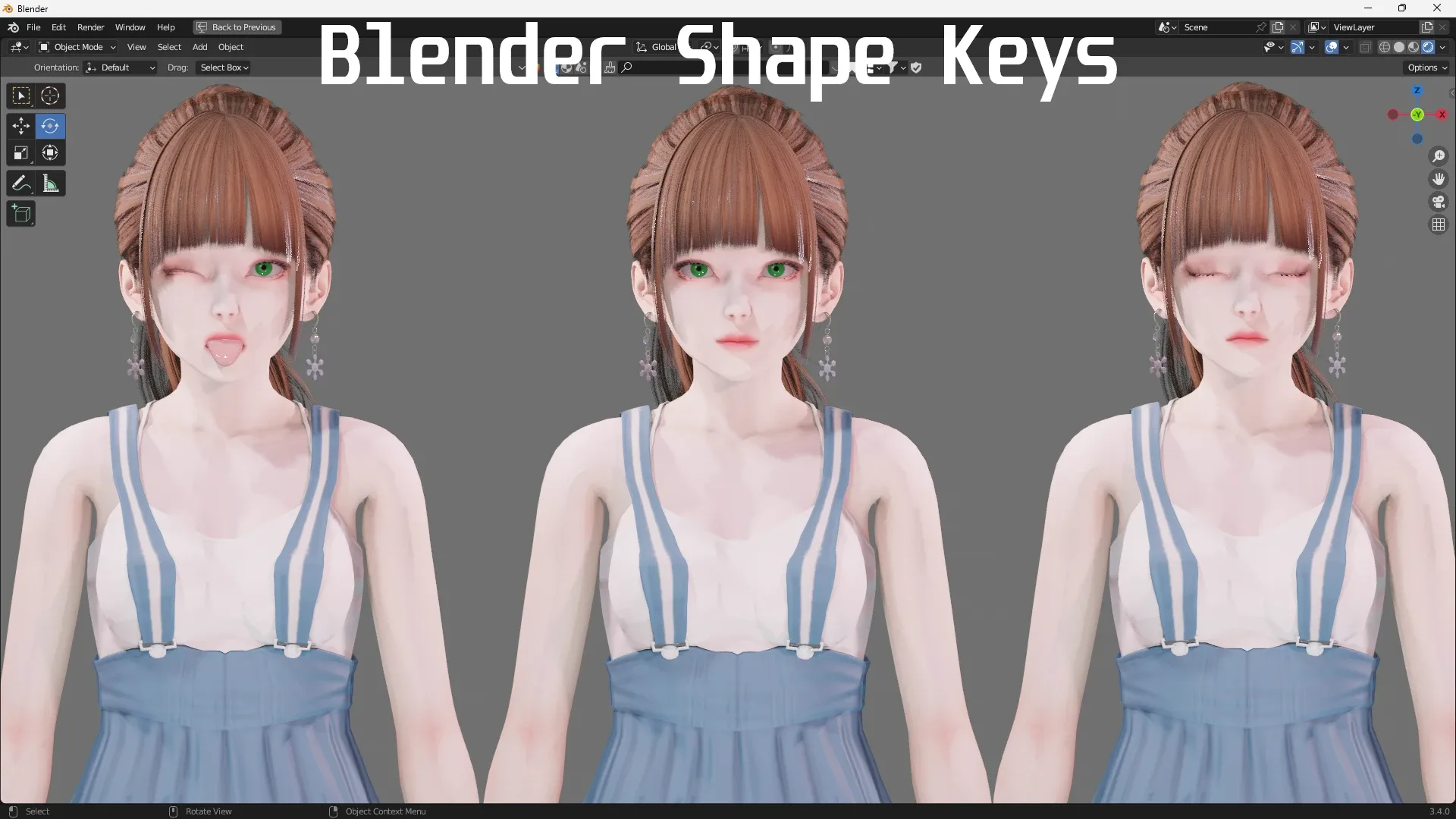 Casual Clothing 0014 - UE5 - Unity - Blender - Animated - Realistic Female Character - GA