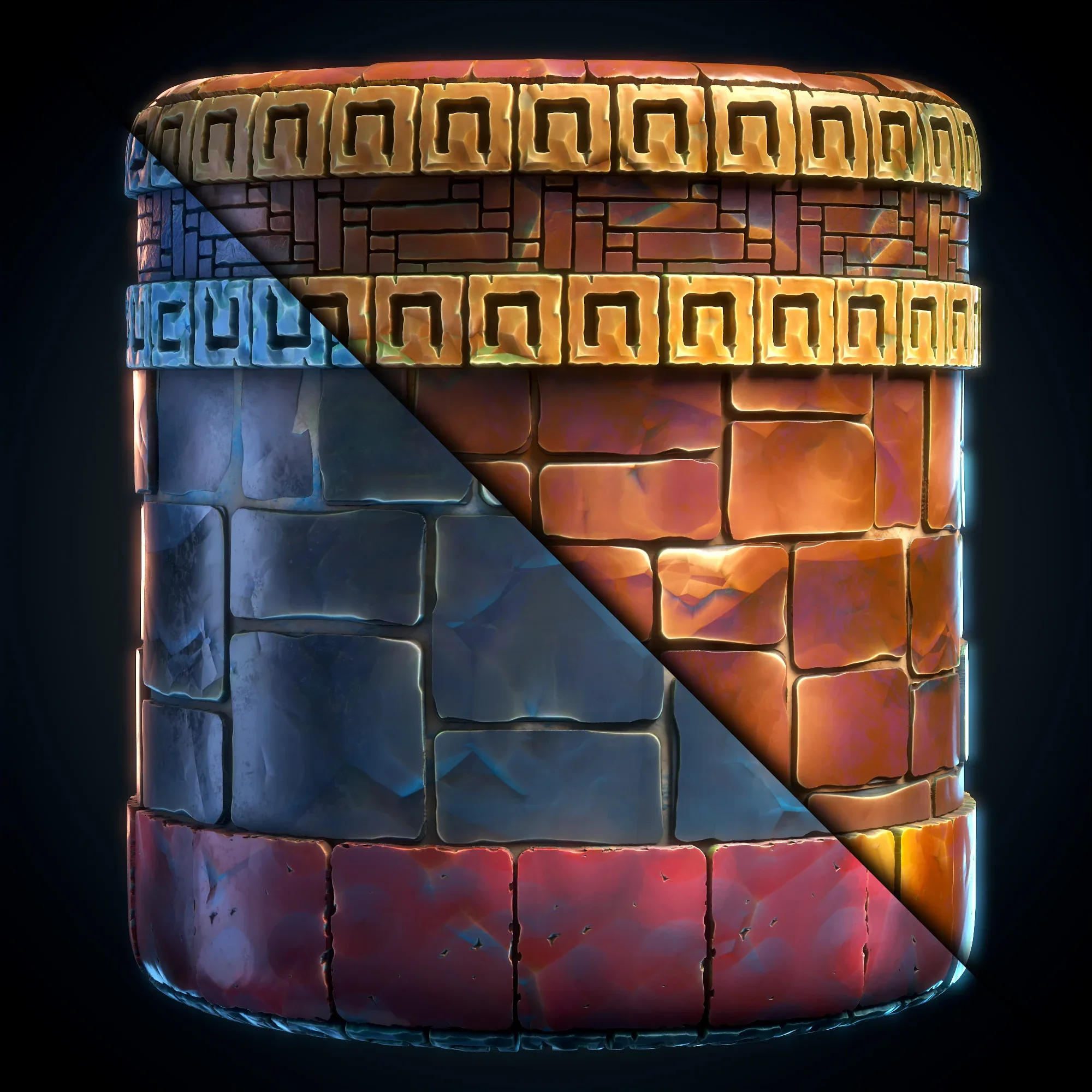 Wall (trim Sheet) - Vol 06 - SBS & SBsar & Maps