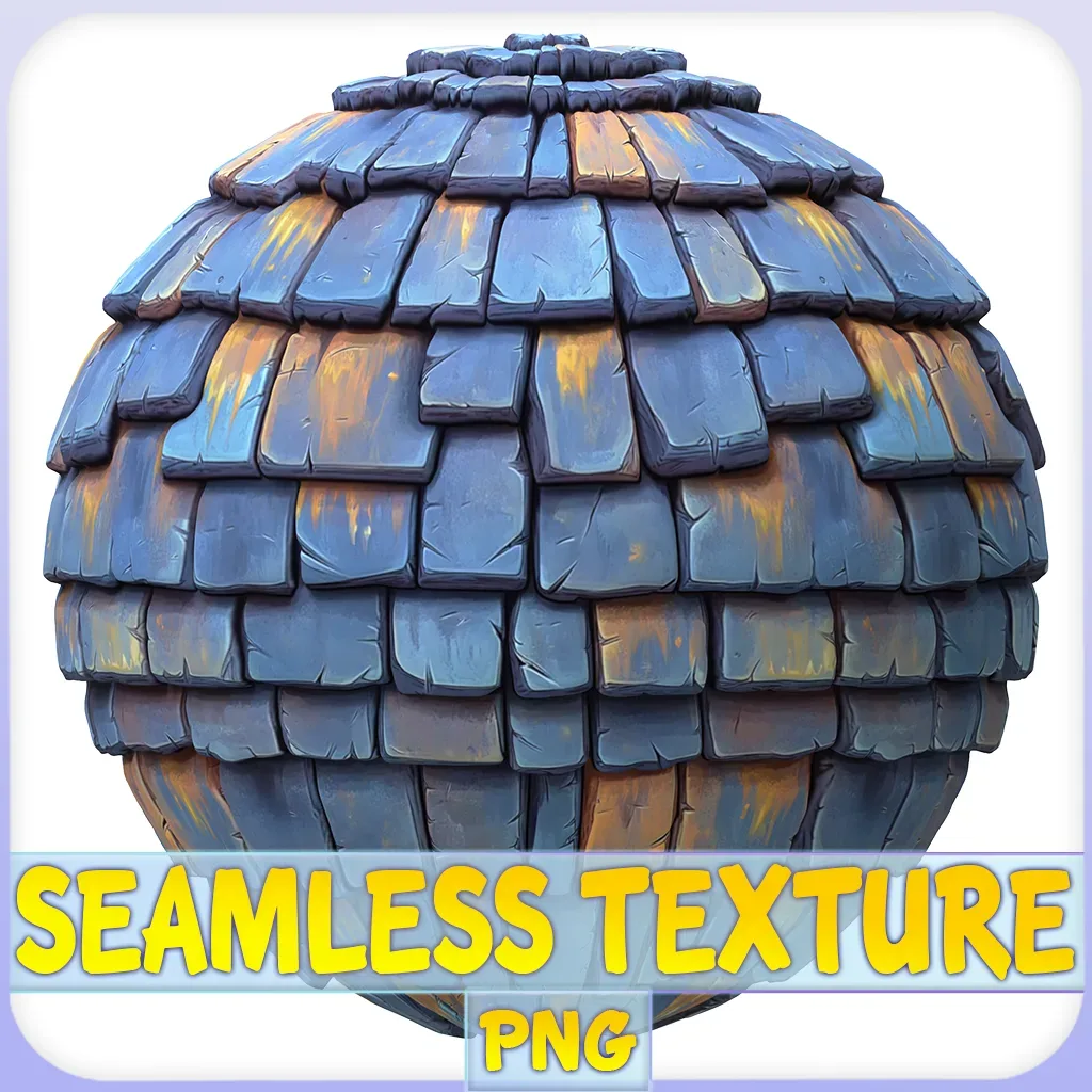 Stylized Roof Seamless Texture