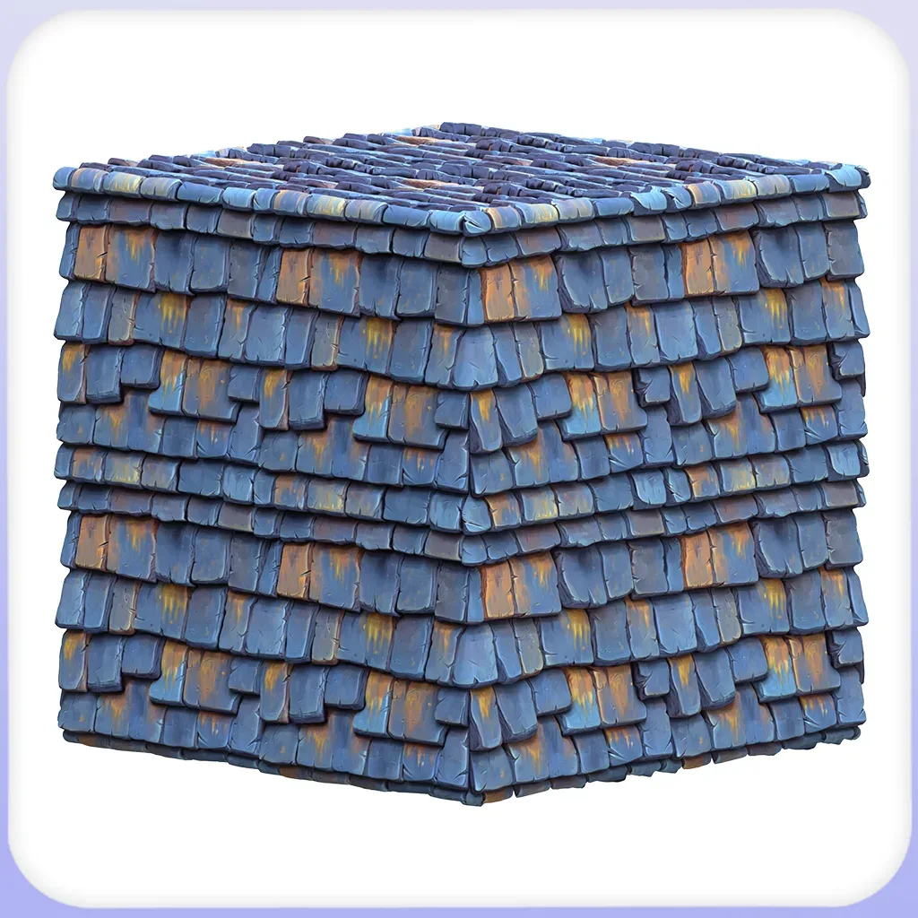Stylized Roof Seamless Texture