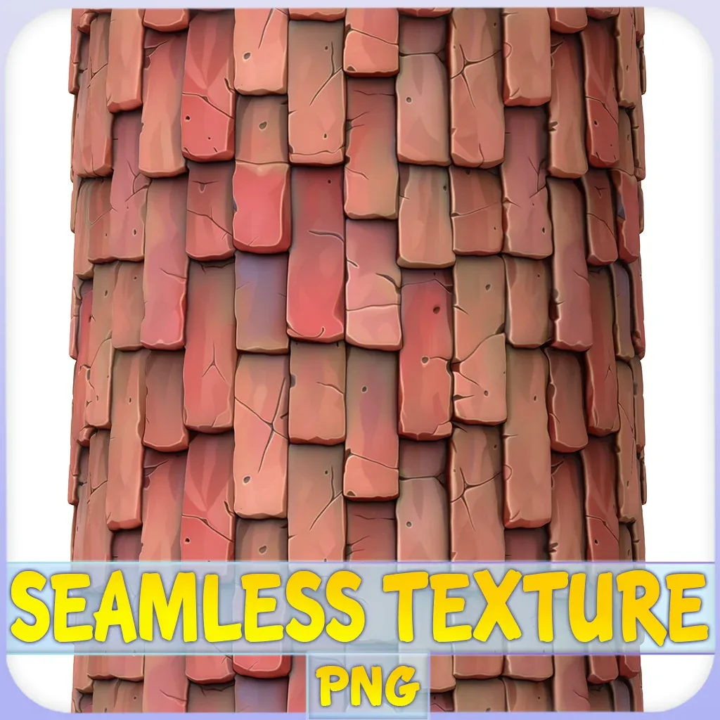 Stylized Roof Seamless Texture