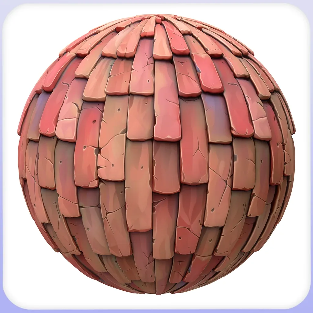Stylized Roof Seamless Texture