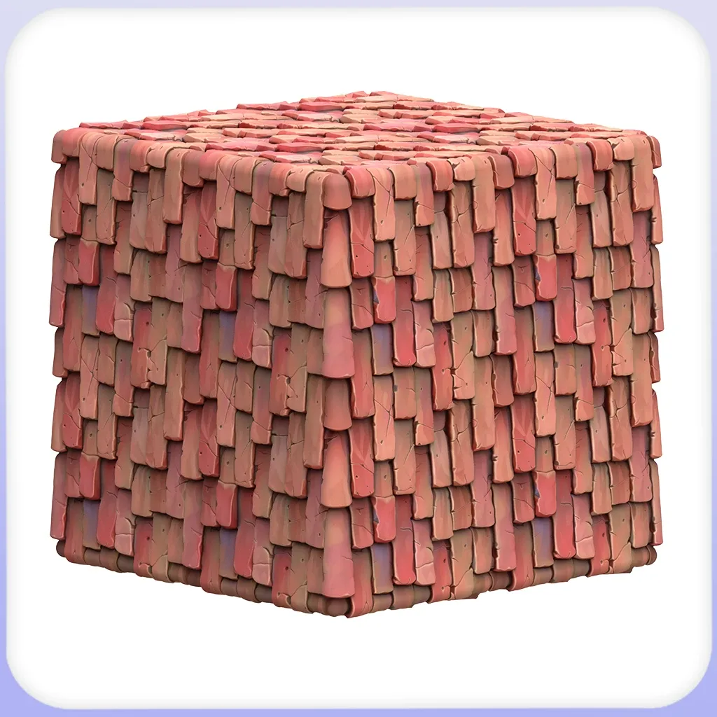 Stylized Roof Seamless Texture