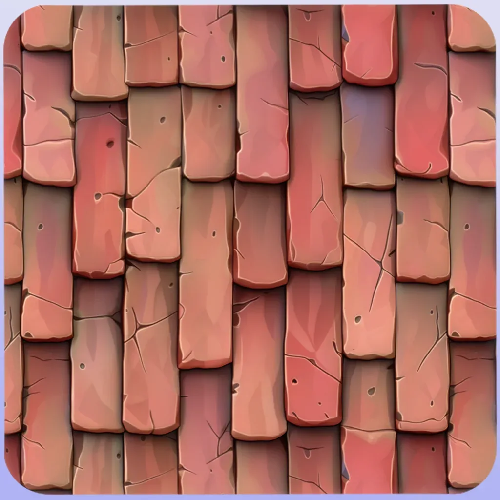 Stylized Roof Seamless Texture