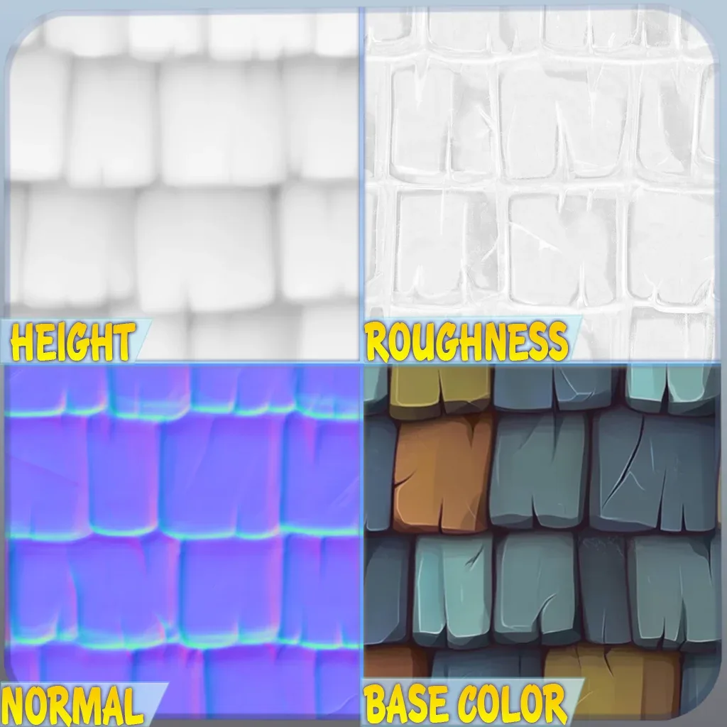 Stylized Roof Seamless Texture