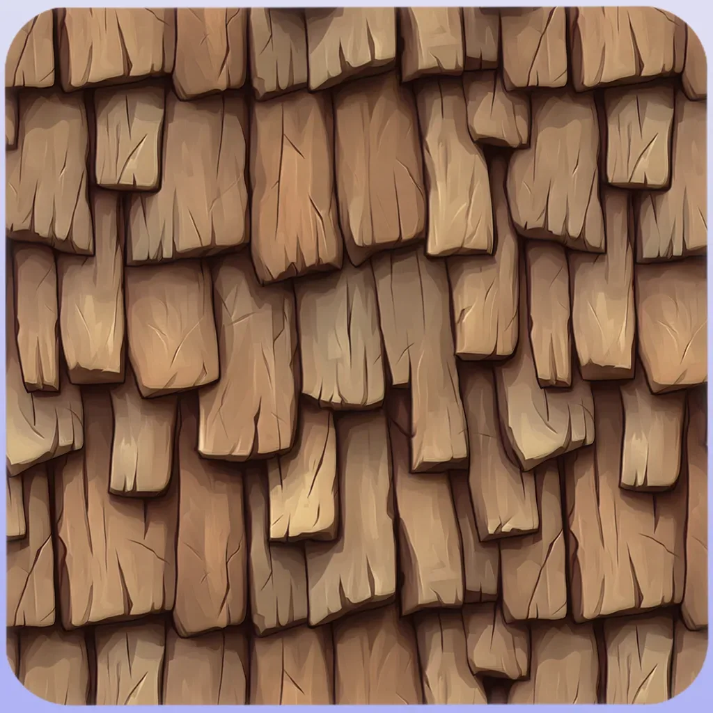 Stylized Roof Seamless Texture