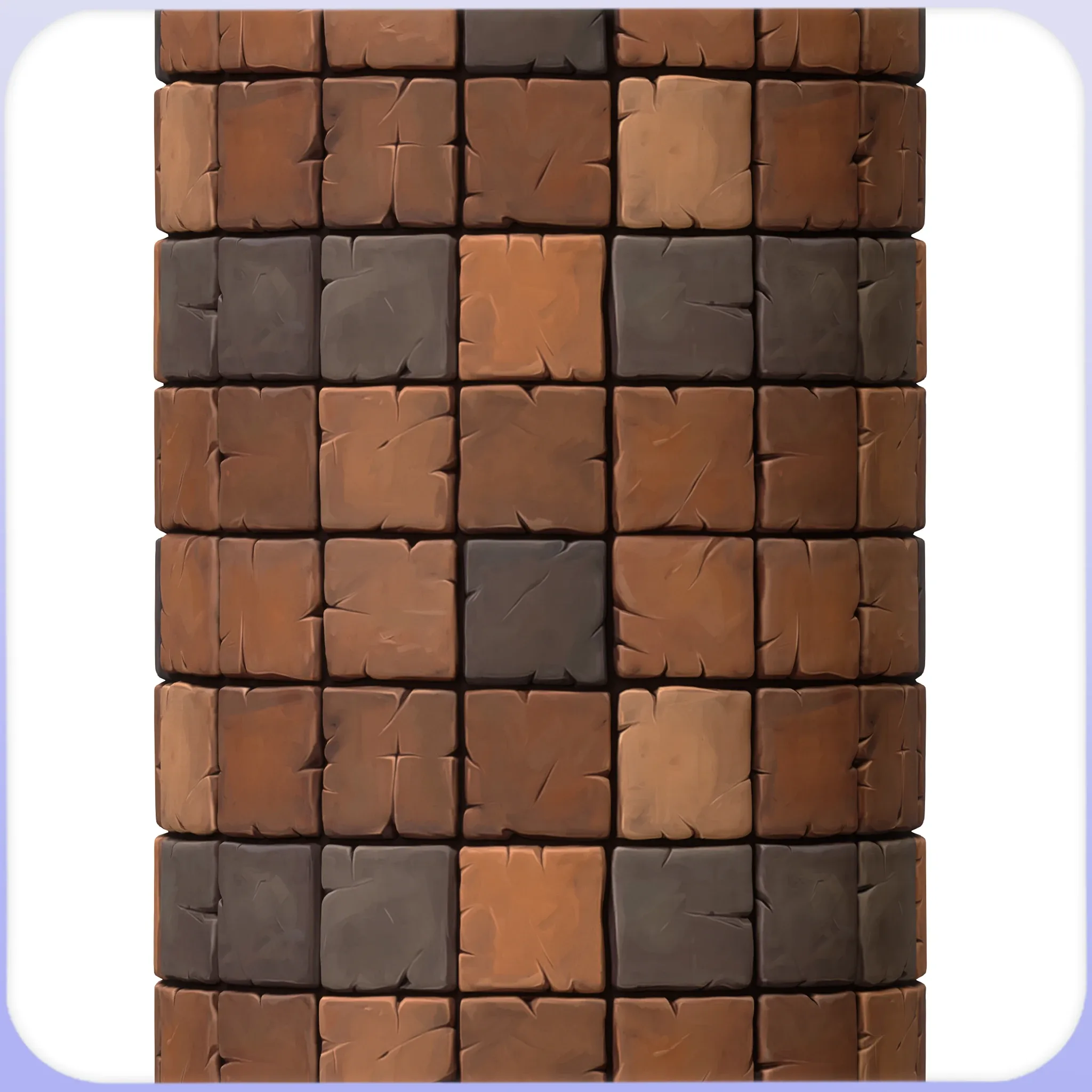 Stylized Tile Seamless Texture