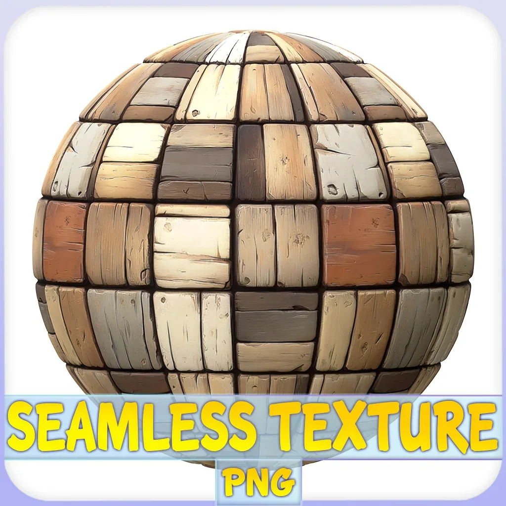 Stylized Tile Seamless Texture