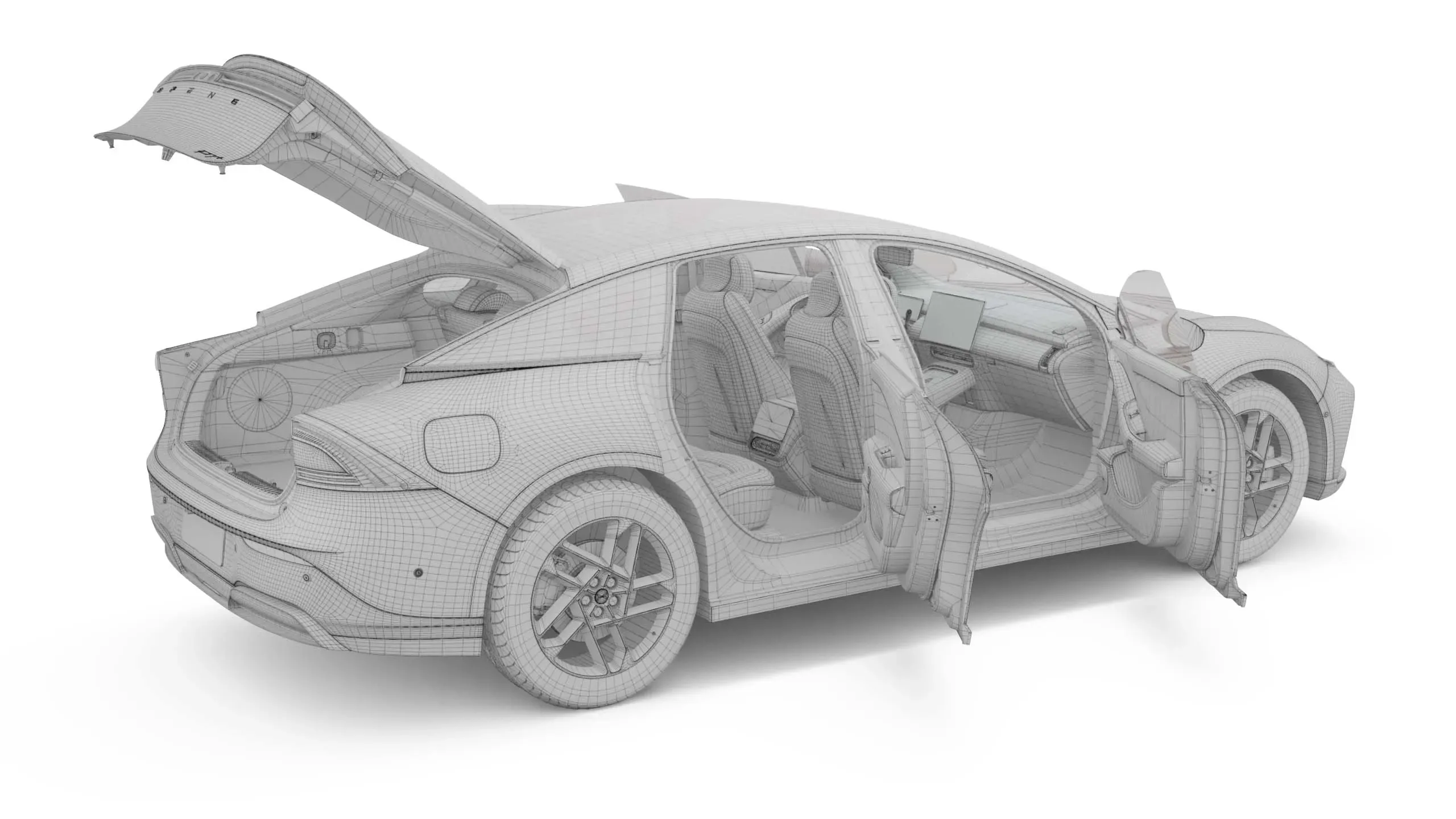 2025 Xpeng P7+ With Interior