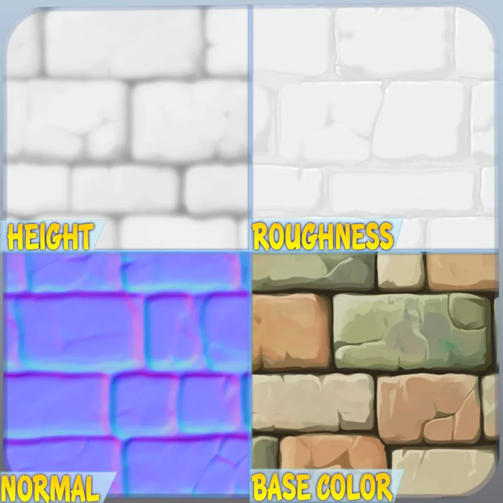 Stylized Wall Seamless Texture