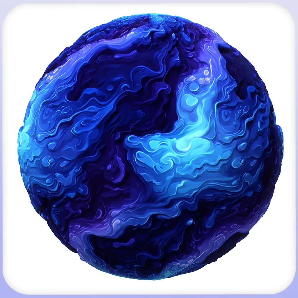 Stylized Water Seamless Texture