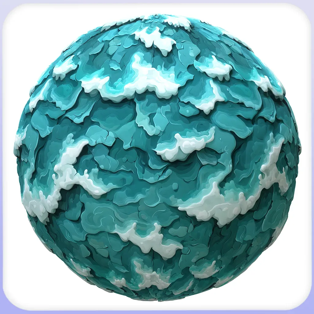 Stylized Water Seamless Texture