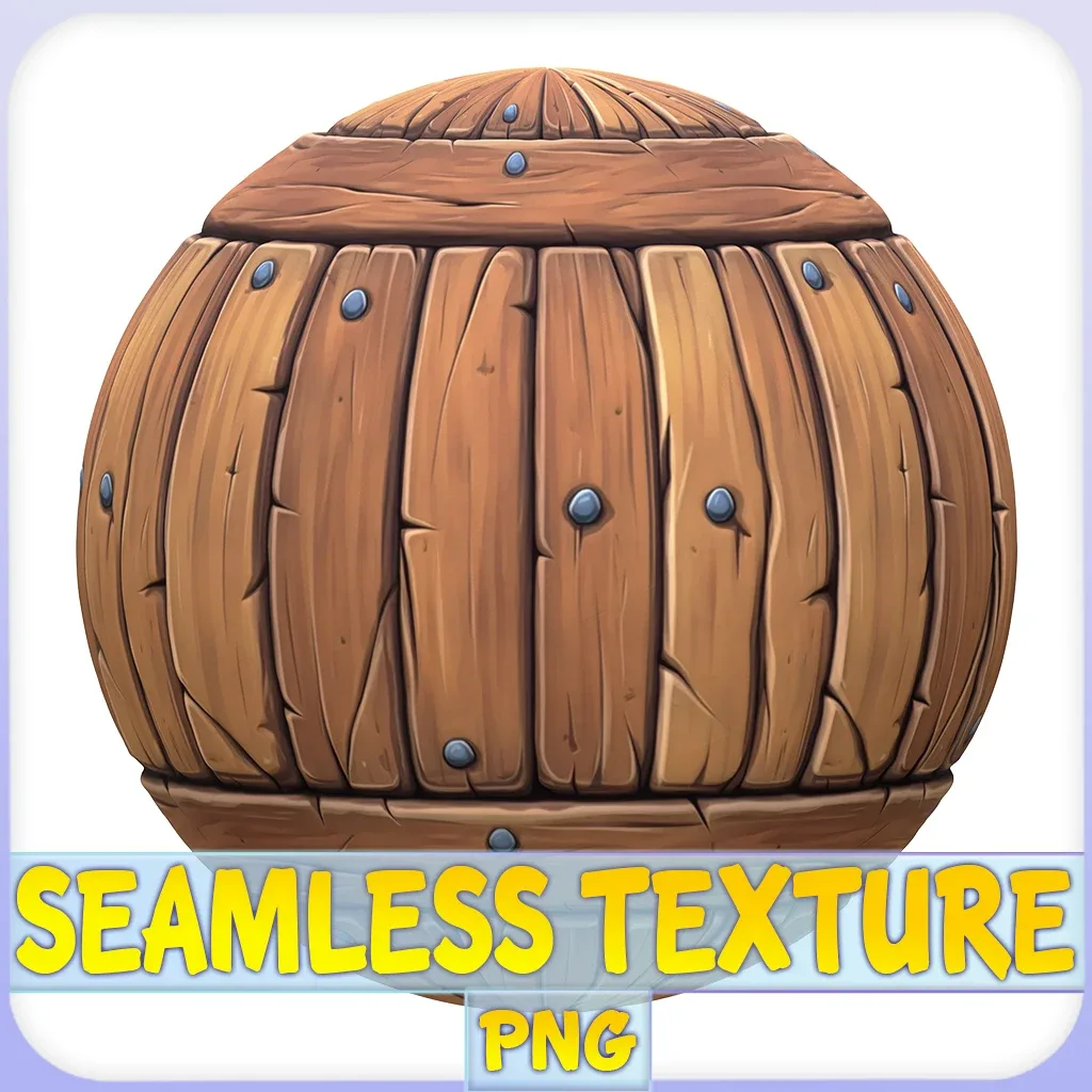 Stylized Wood Seamless Texture
