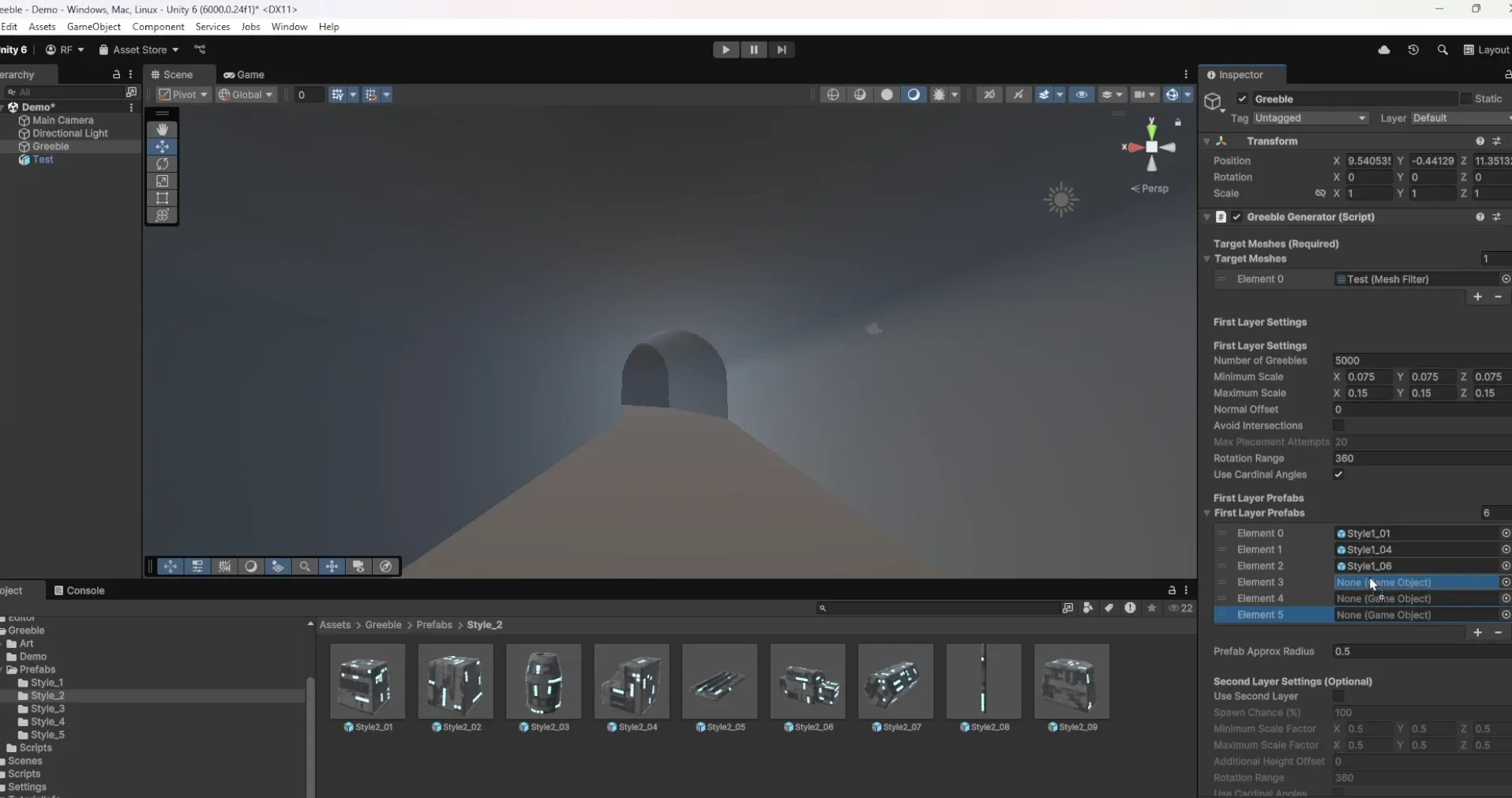 Greeble Generator for Unity