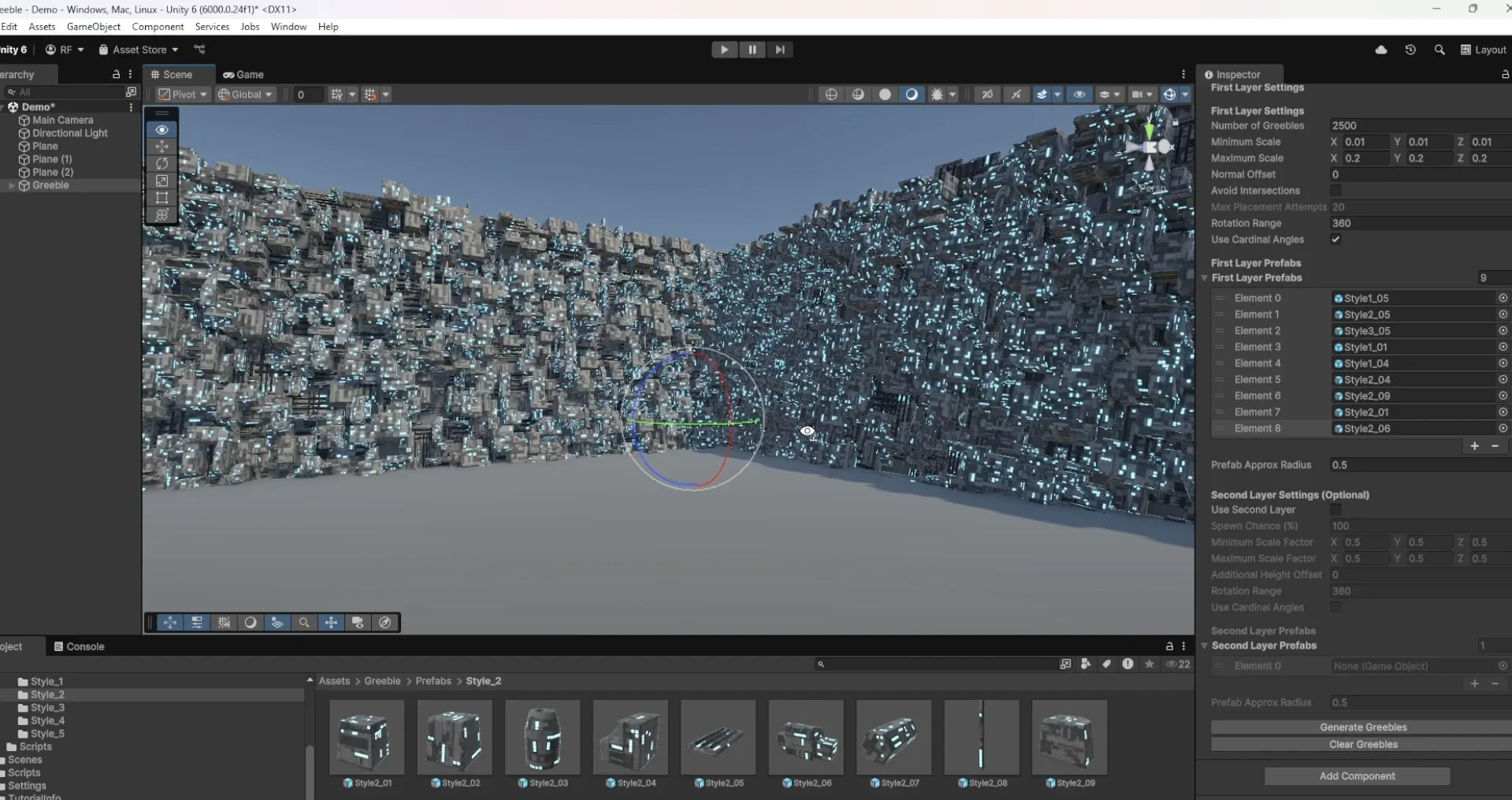 Greeble Generator for Unity