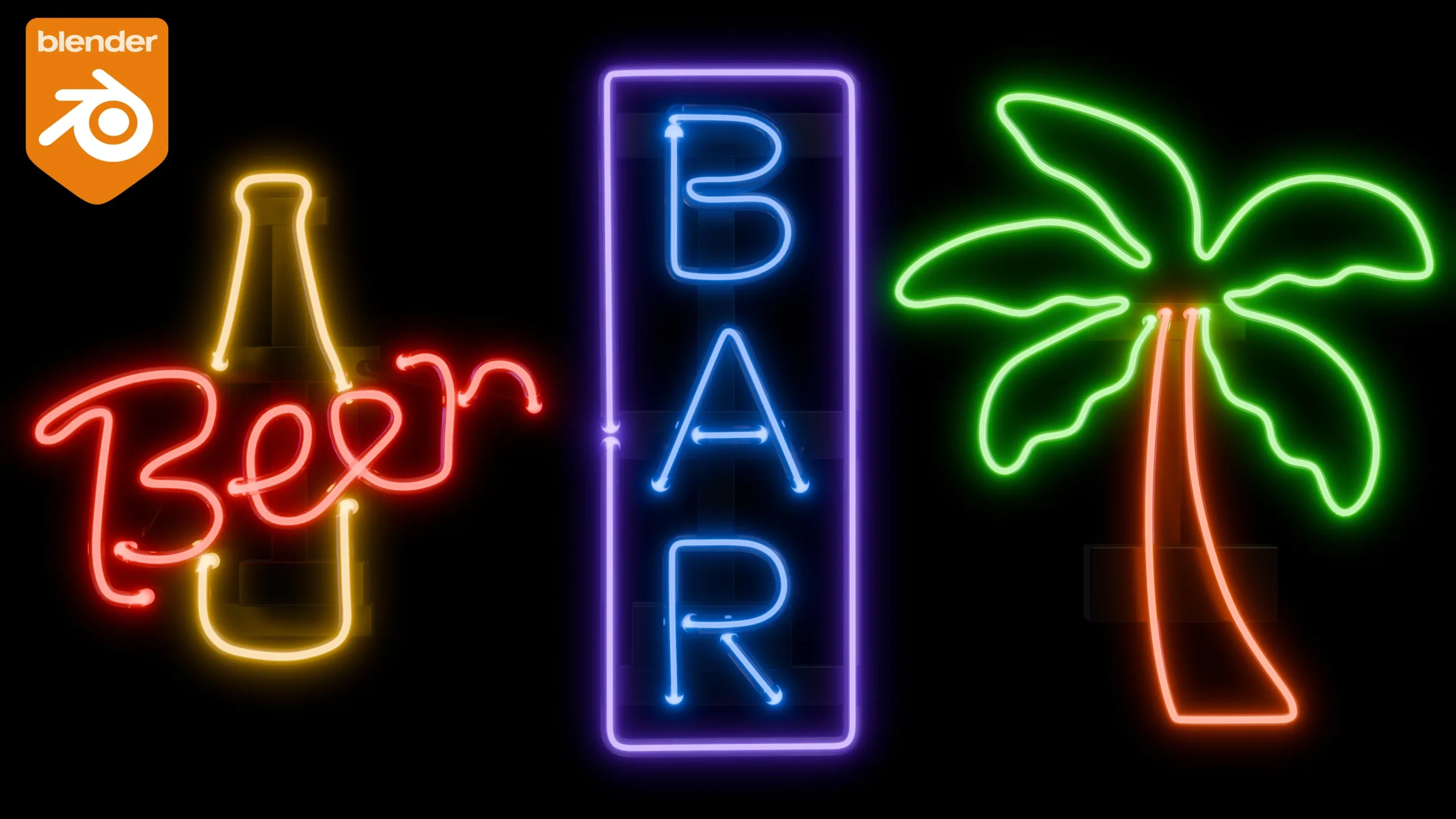 Neon Signs Asset Pack