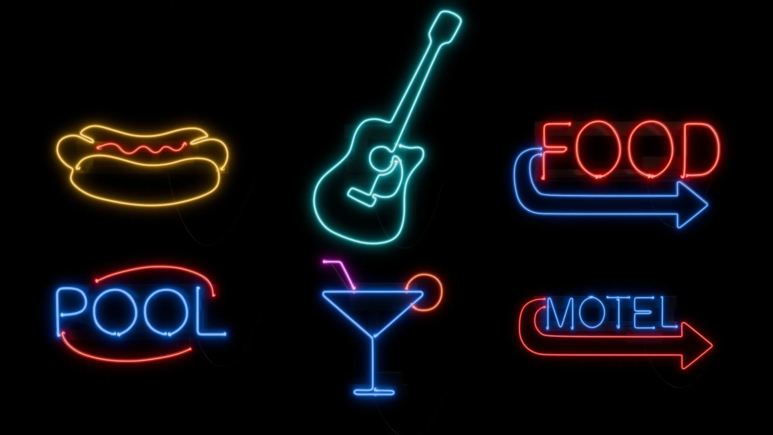 Neon Signs Asset Pack