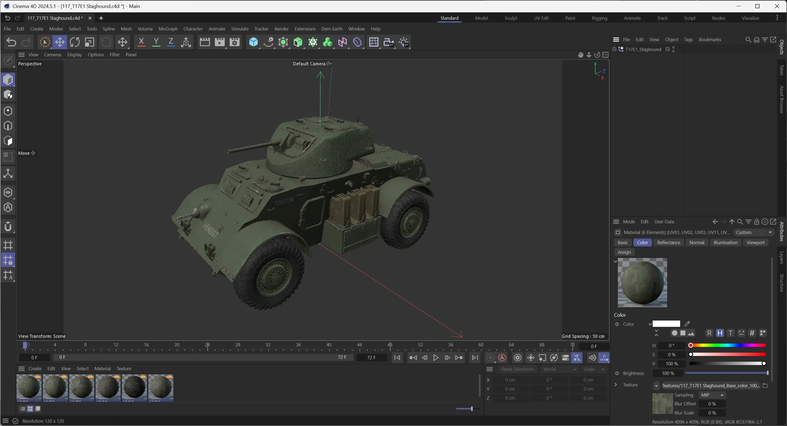 T17E1 Staghound Armored Car