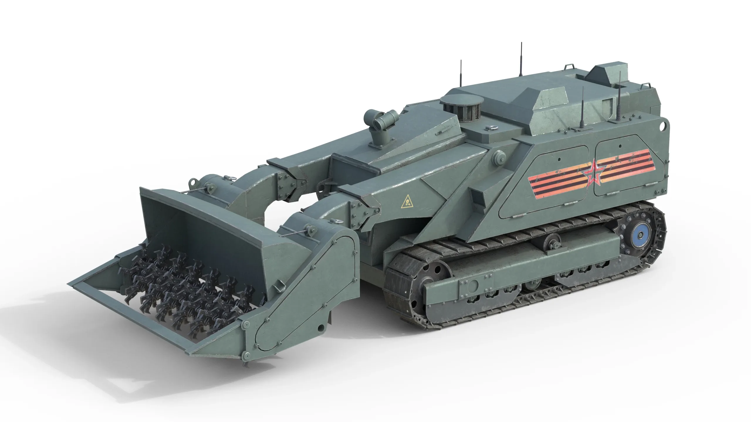 Uran 6 Mine Clearing Robot