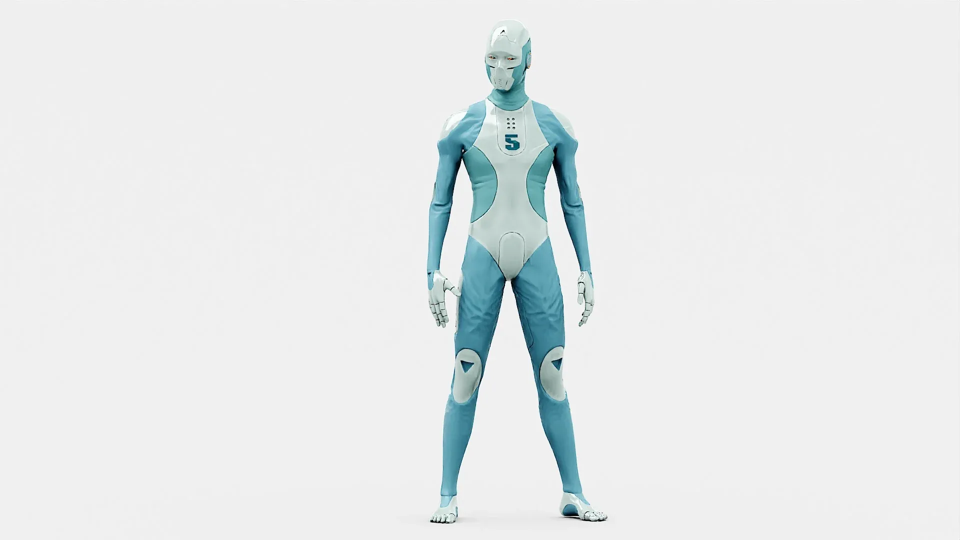 ROB-MECHA B Auto-Rig Pro Rigged - FlippedNormals