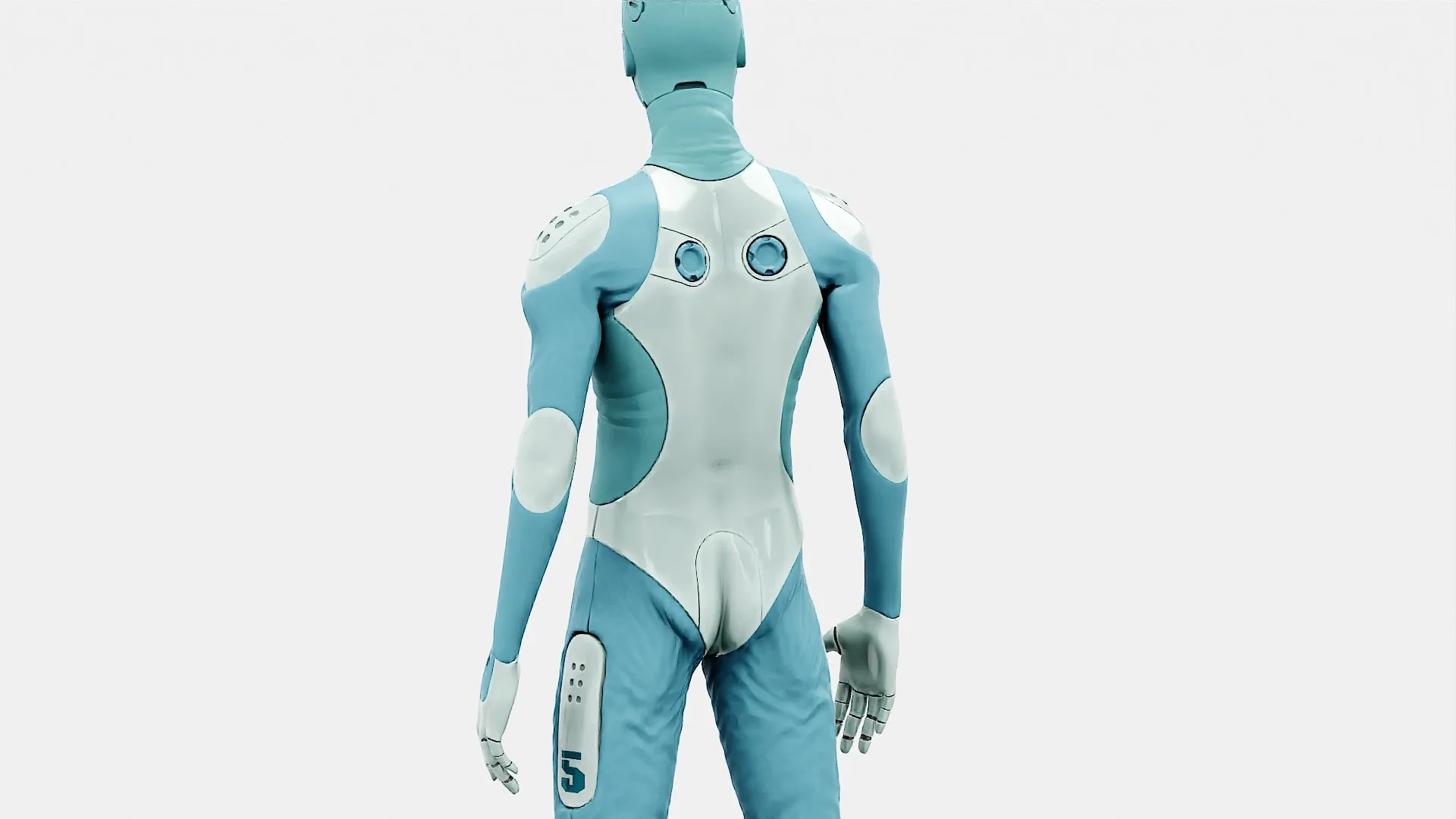 ROB-MECHA B Auto-Rig Pro Rigged - FlippedNormals