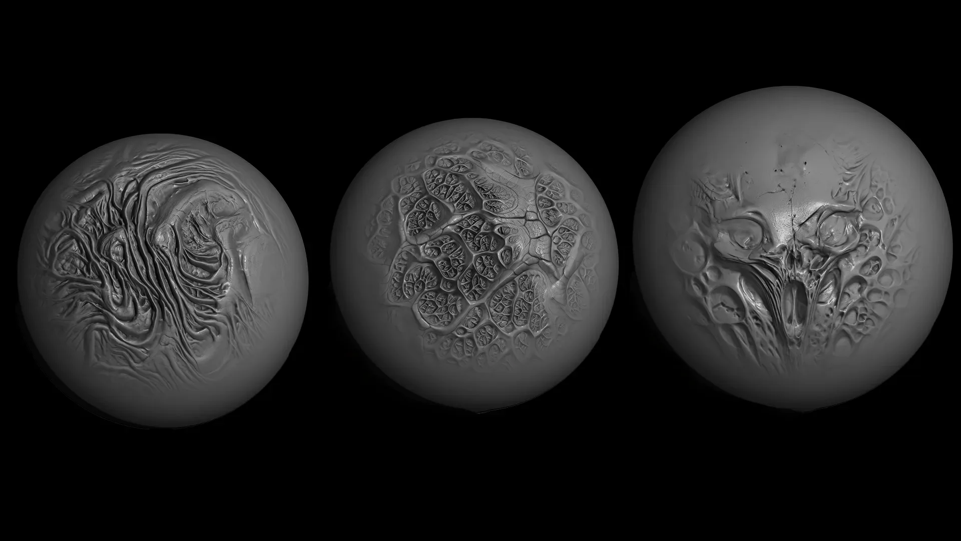 Beksinski's Haunting Texture for Zbrush Volume 2