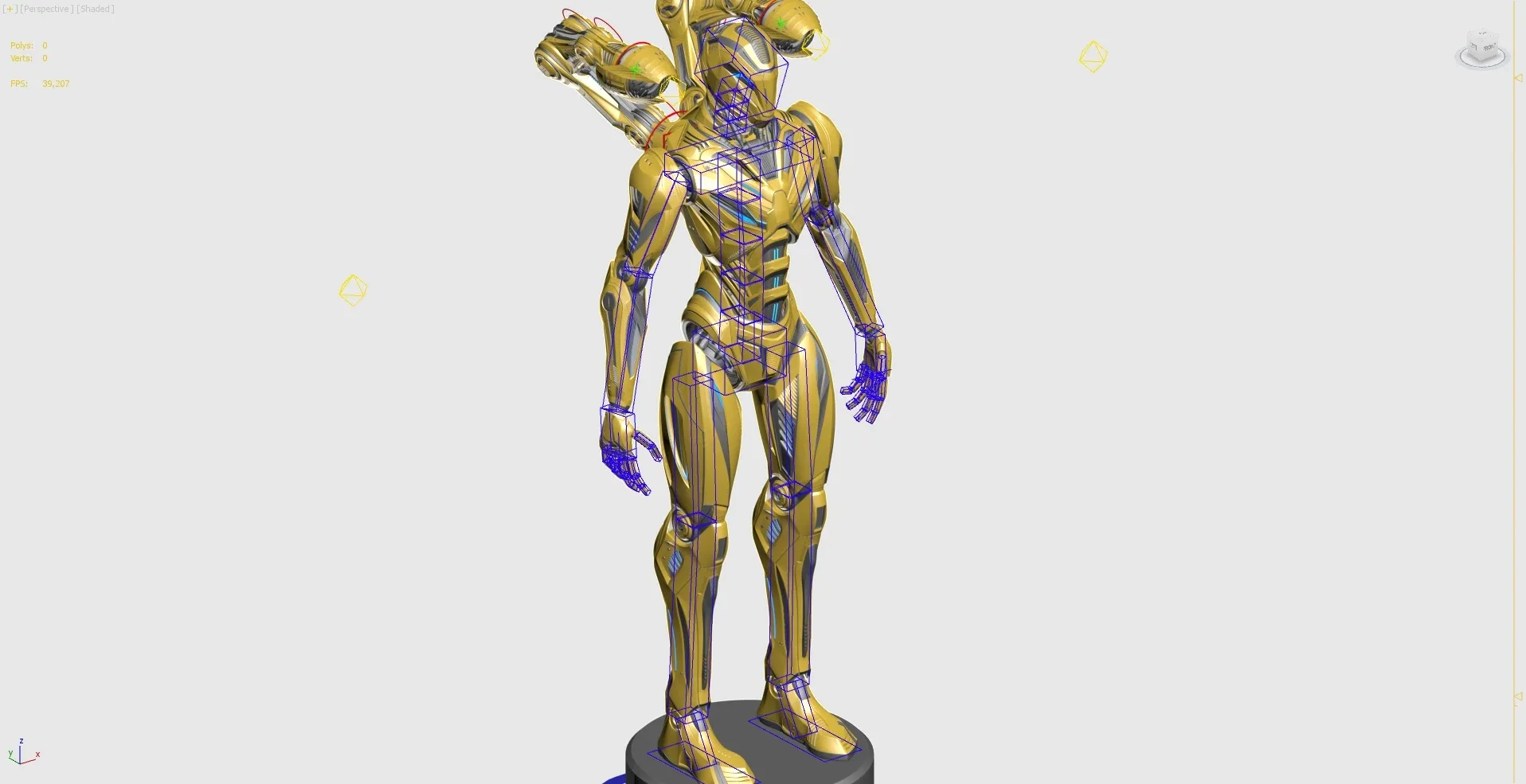 Robot Alien Destroyer - Rigged