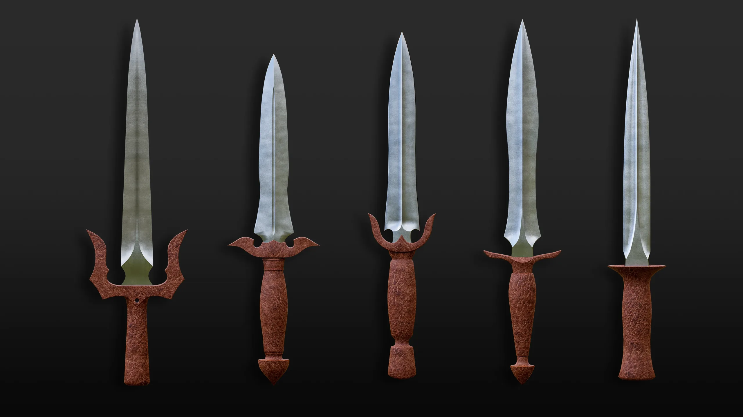 Daggers 01 - Base Mesh Game Ready