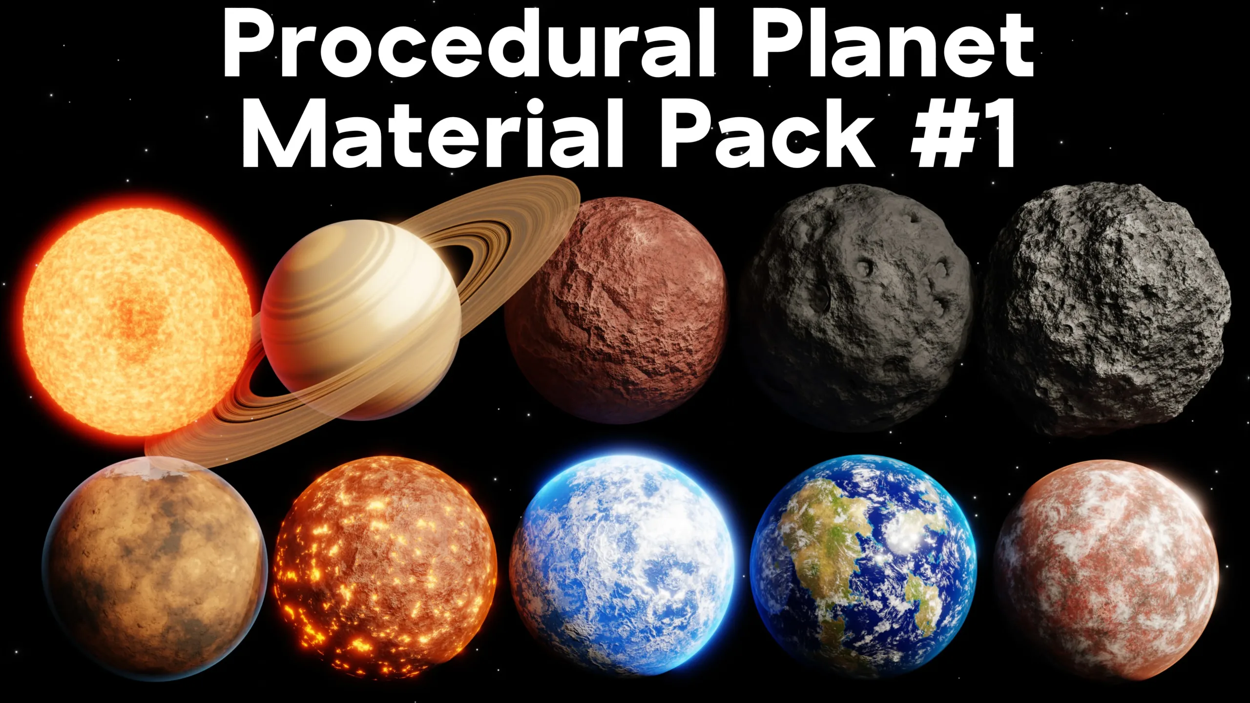 Procedural Planet Material Pack #1