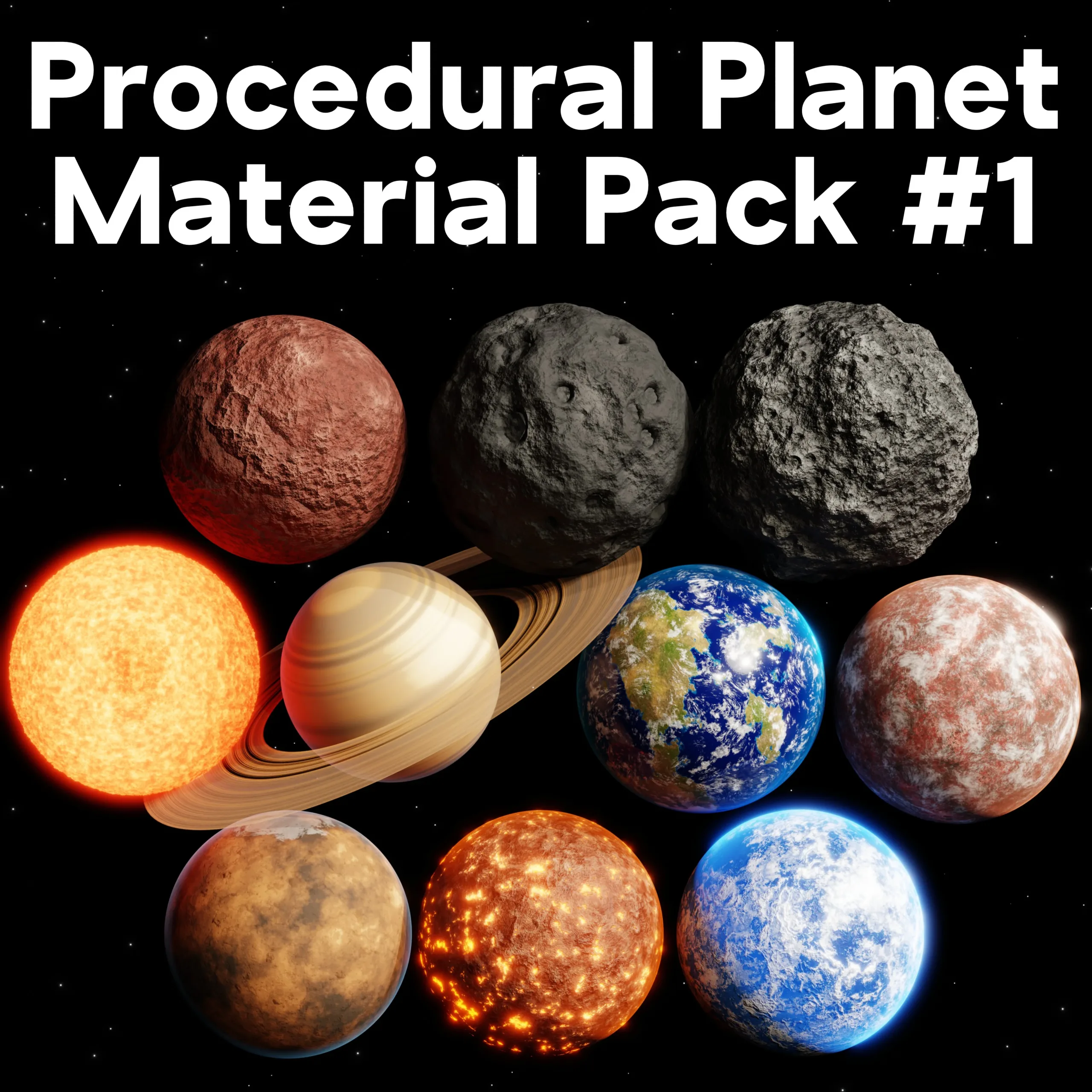 Procedural Planet Material Pack #1