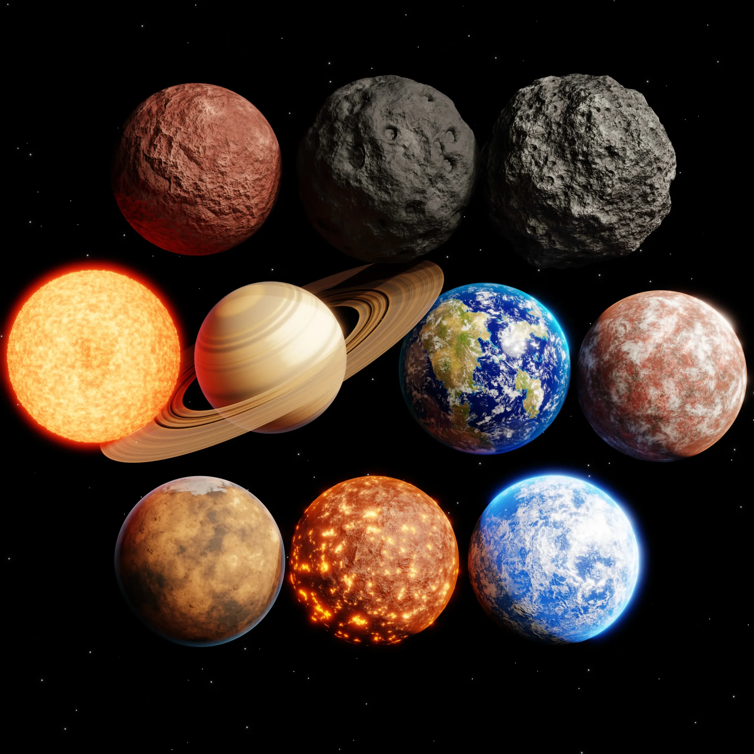 Procedural Planet Material Pack #1