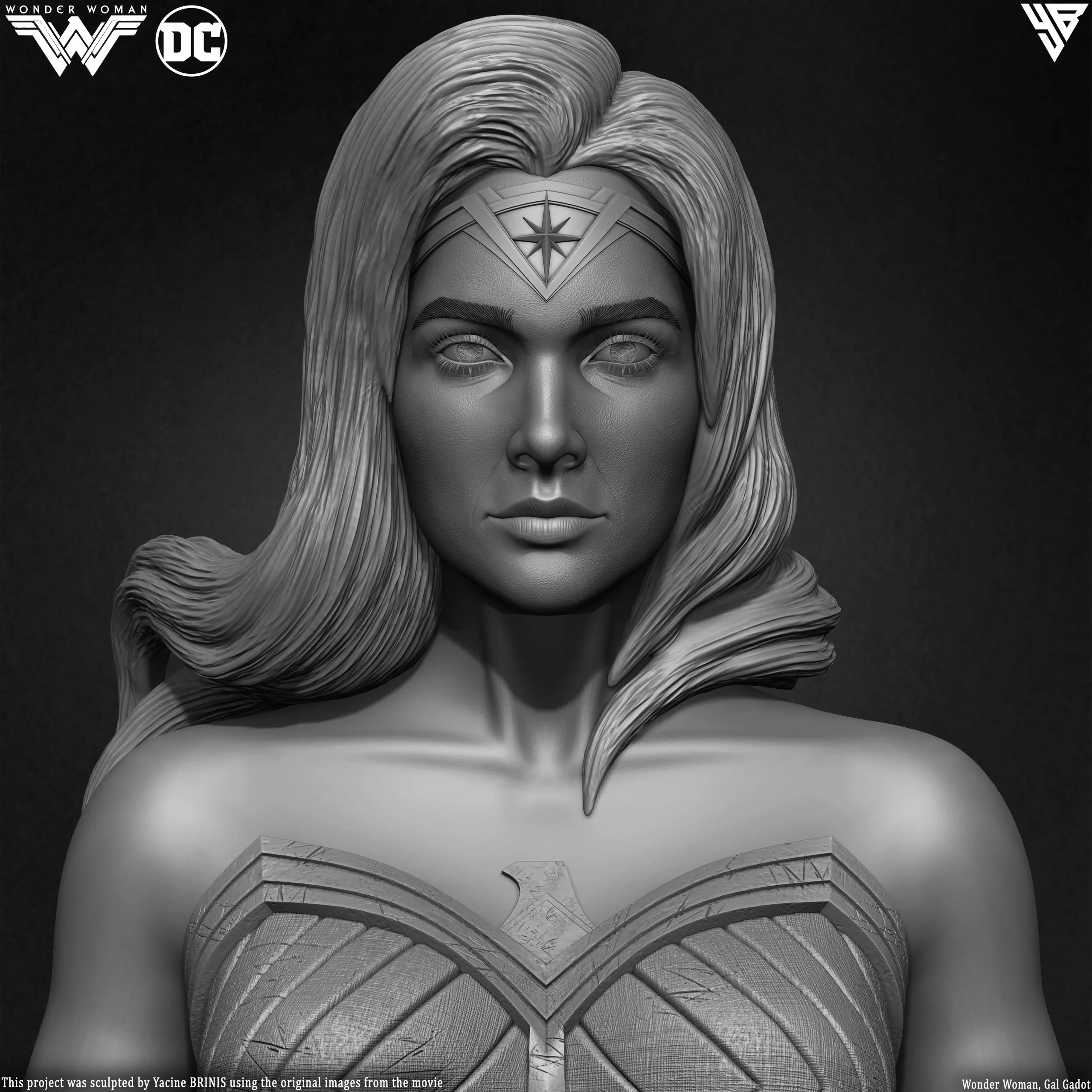 Wonder Woman 3D Model