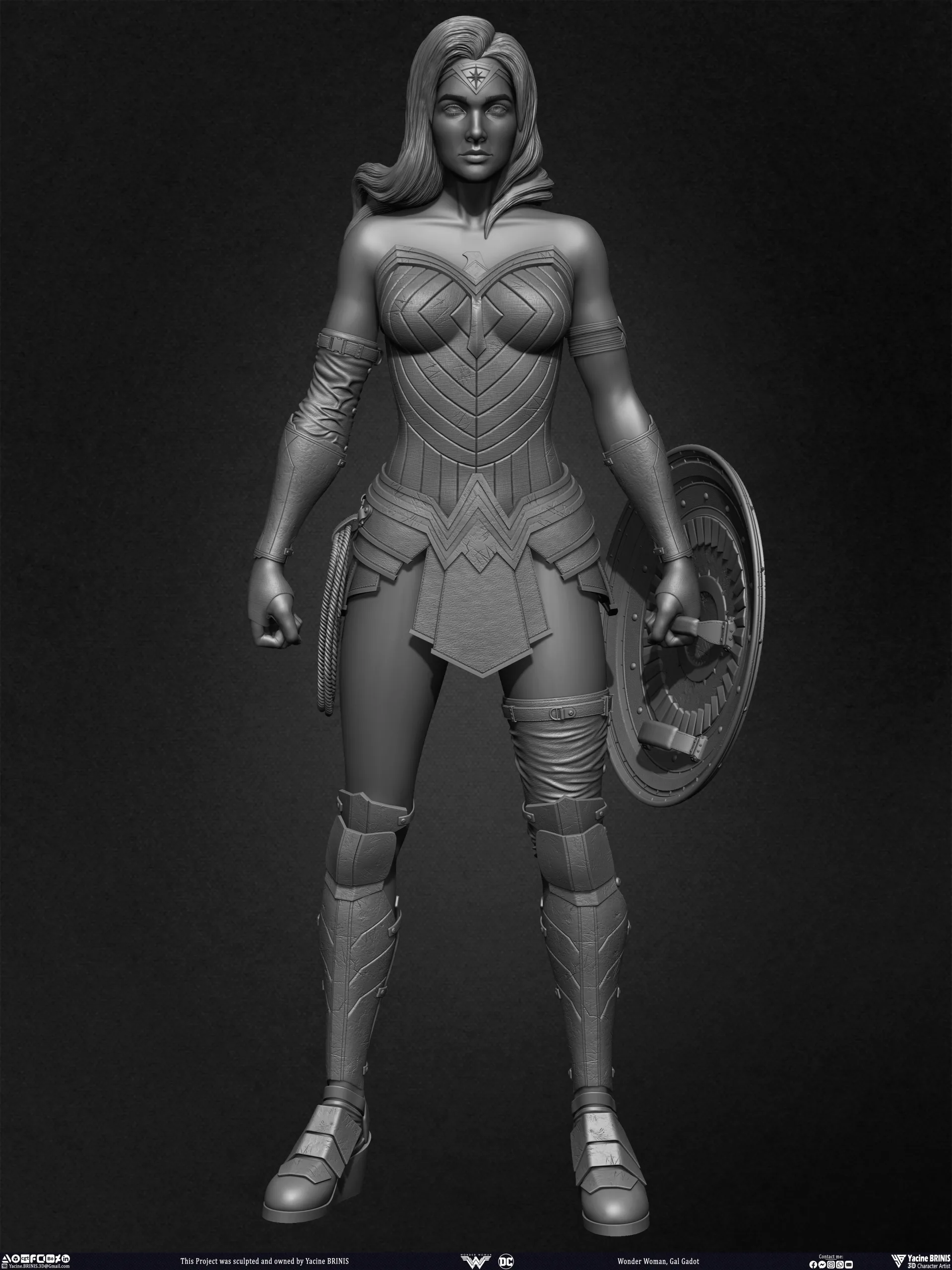 Wonder Woman 3D Model