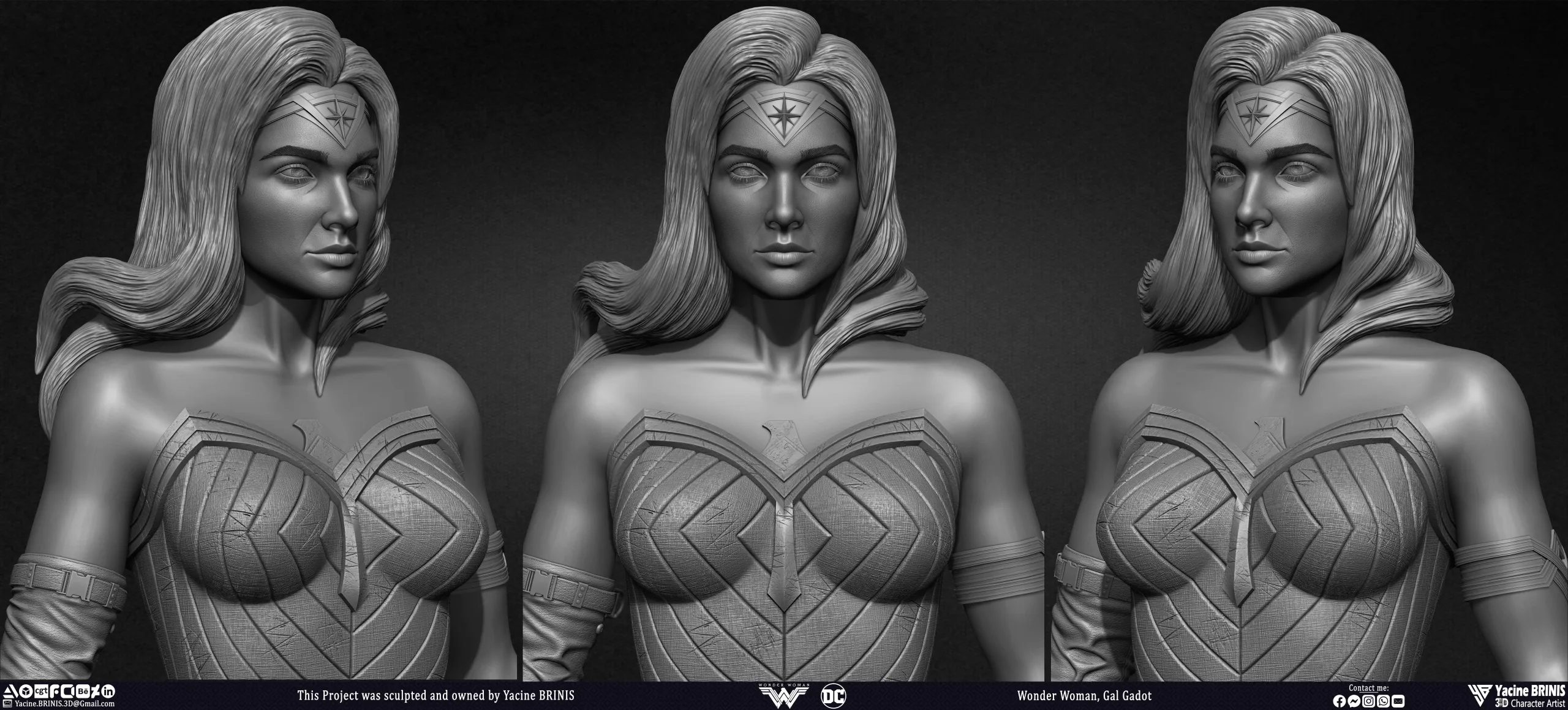 Wonder Woman 3D Model