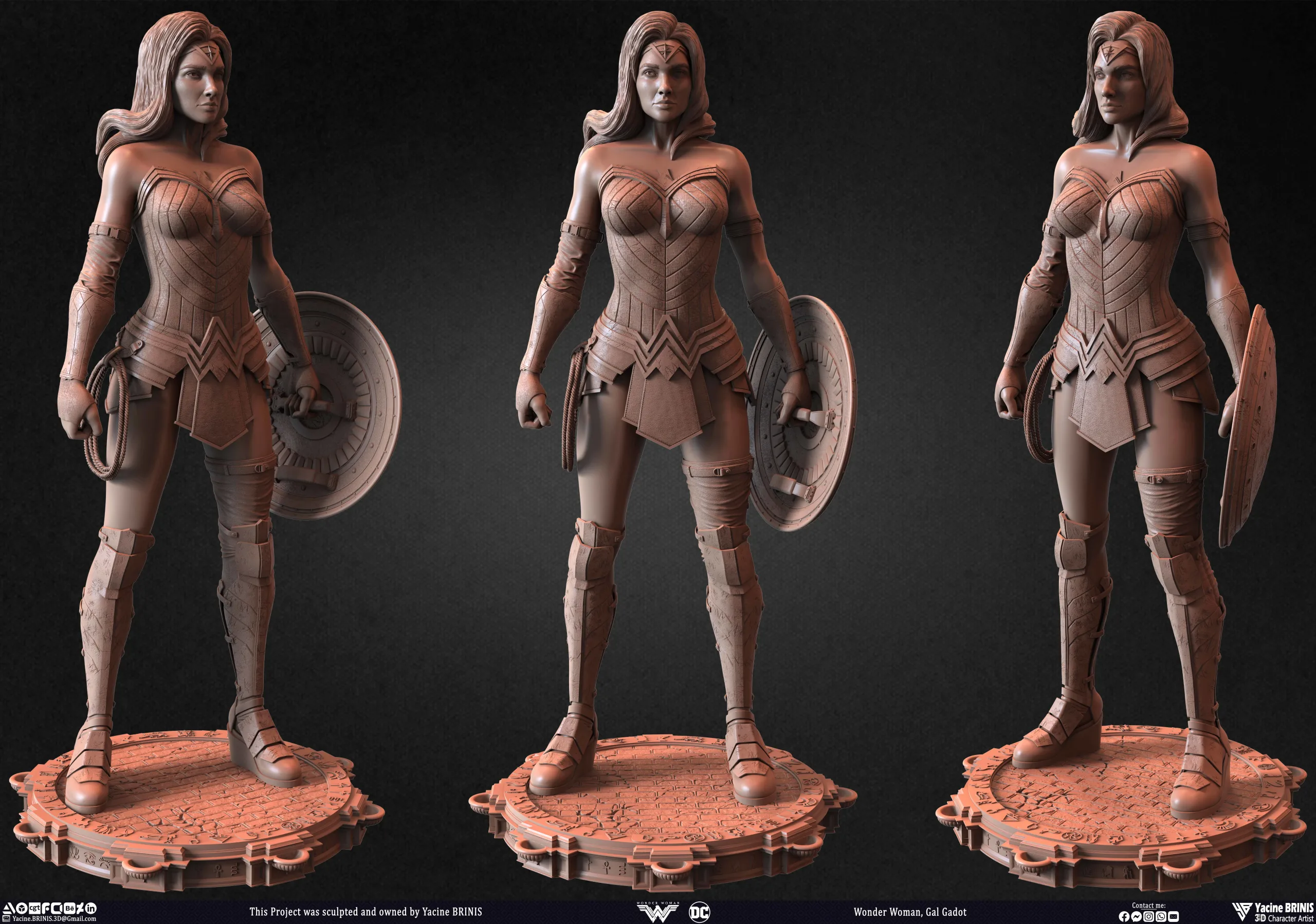 Wonder Woman 3D Model
