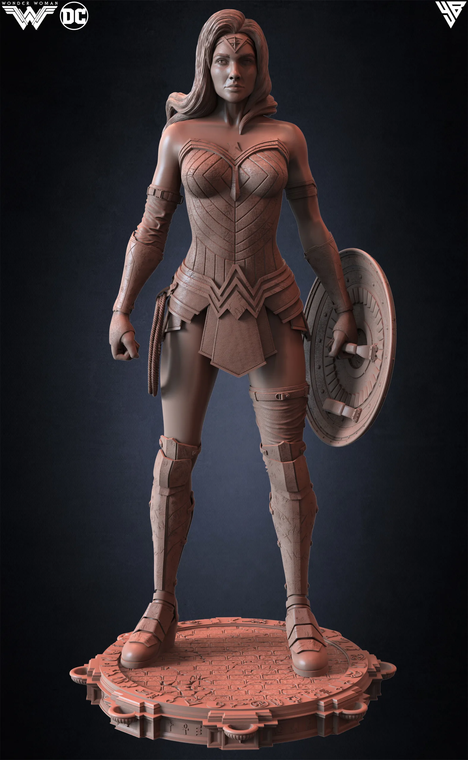 Wonder Woman 3D Model