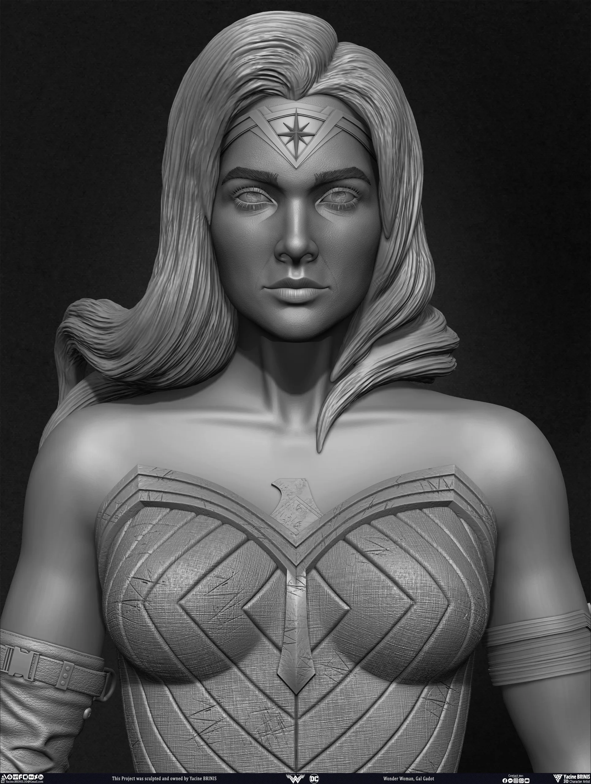 Wonder Woman 3D Model