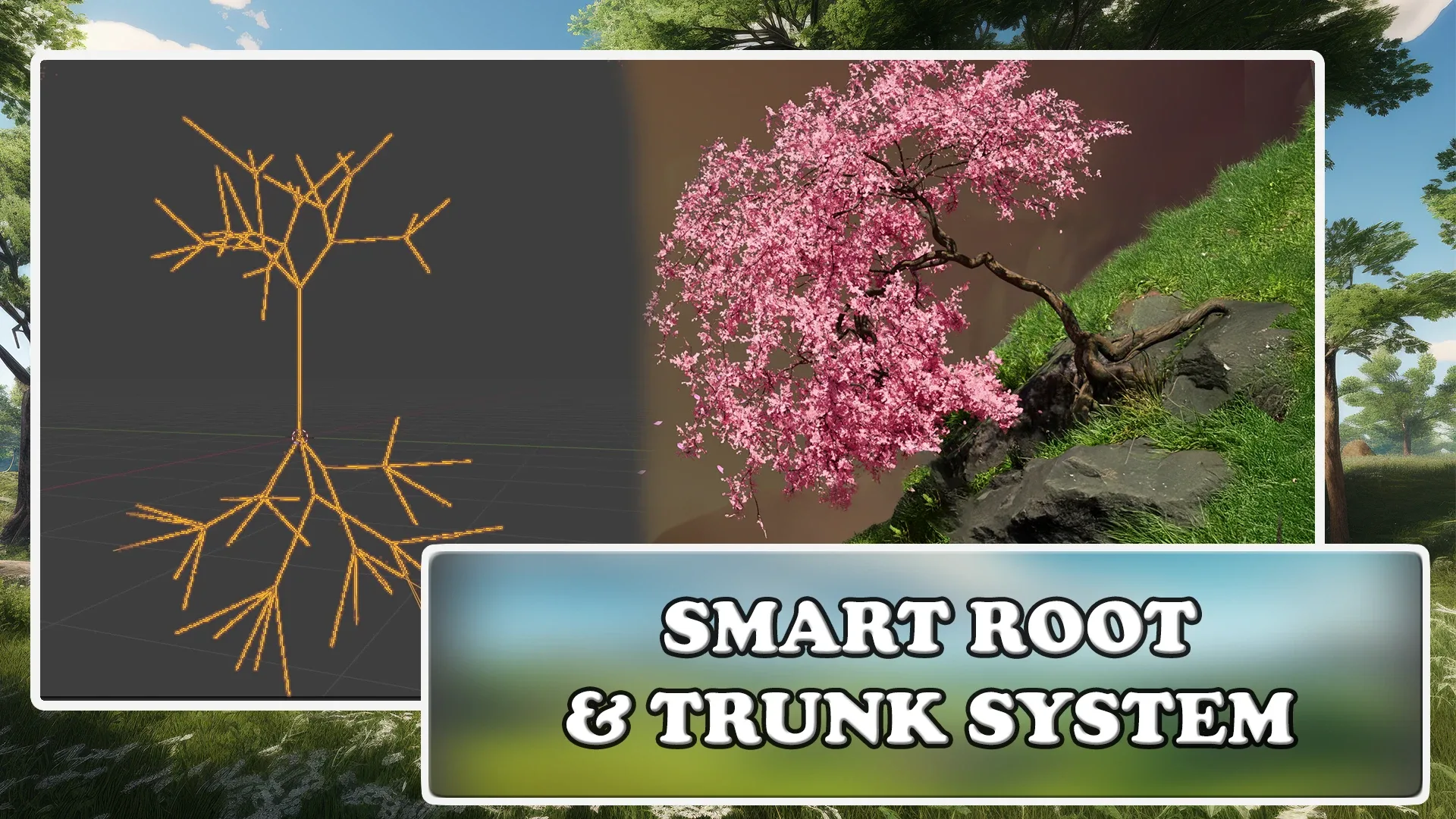 3D Trees with Blender Geometry Nodes